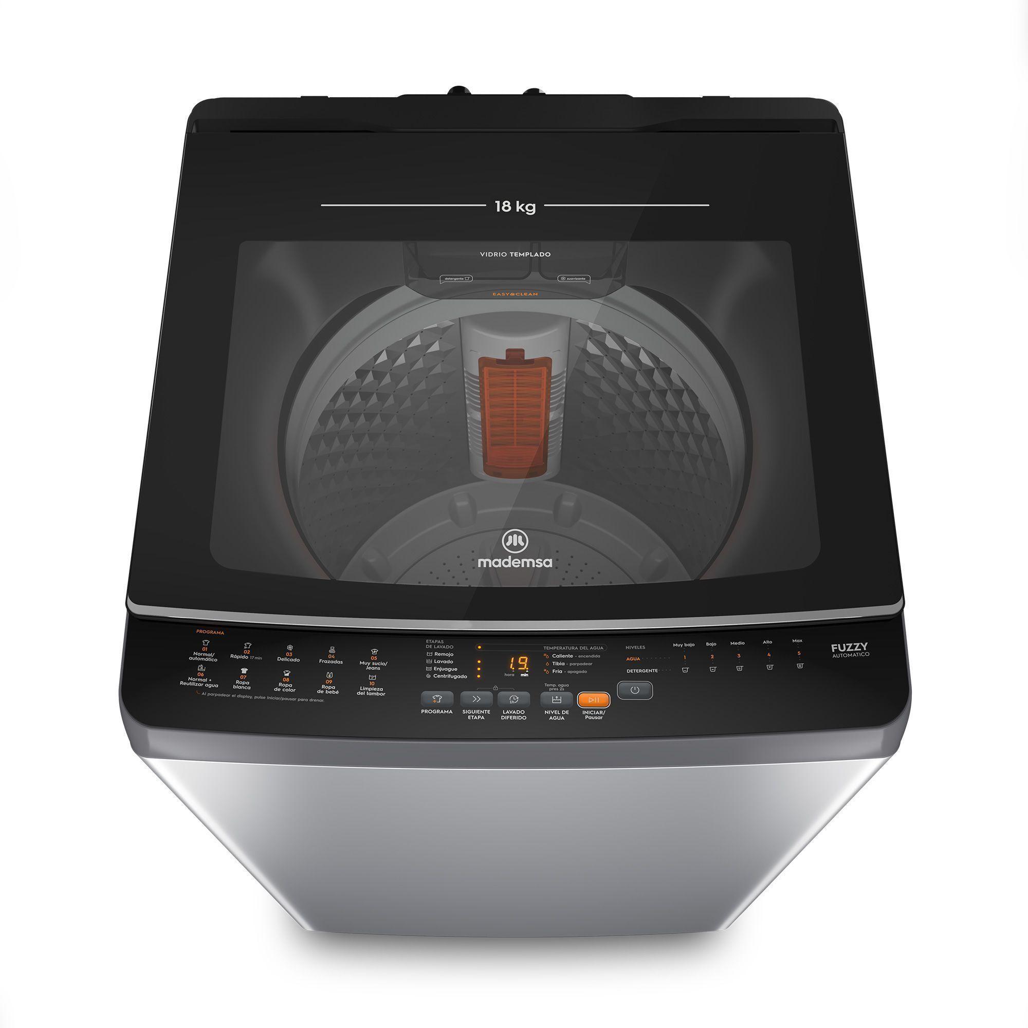 Lavadora Automática 18Kg Carga Superior MDWMT18S Silver-3