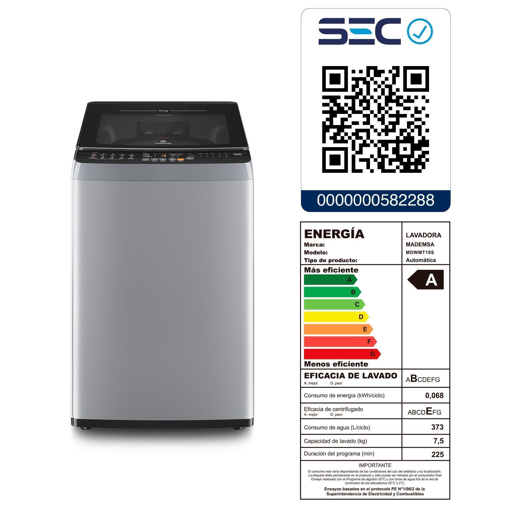 Lavadora Automática 18Kg Carga Superior MDWMT18S Silver-7