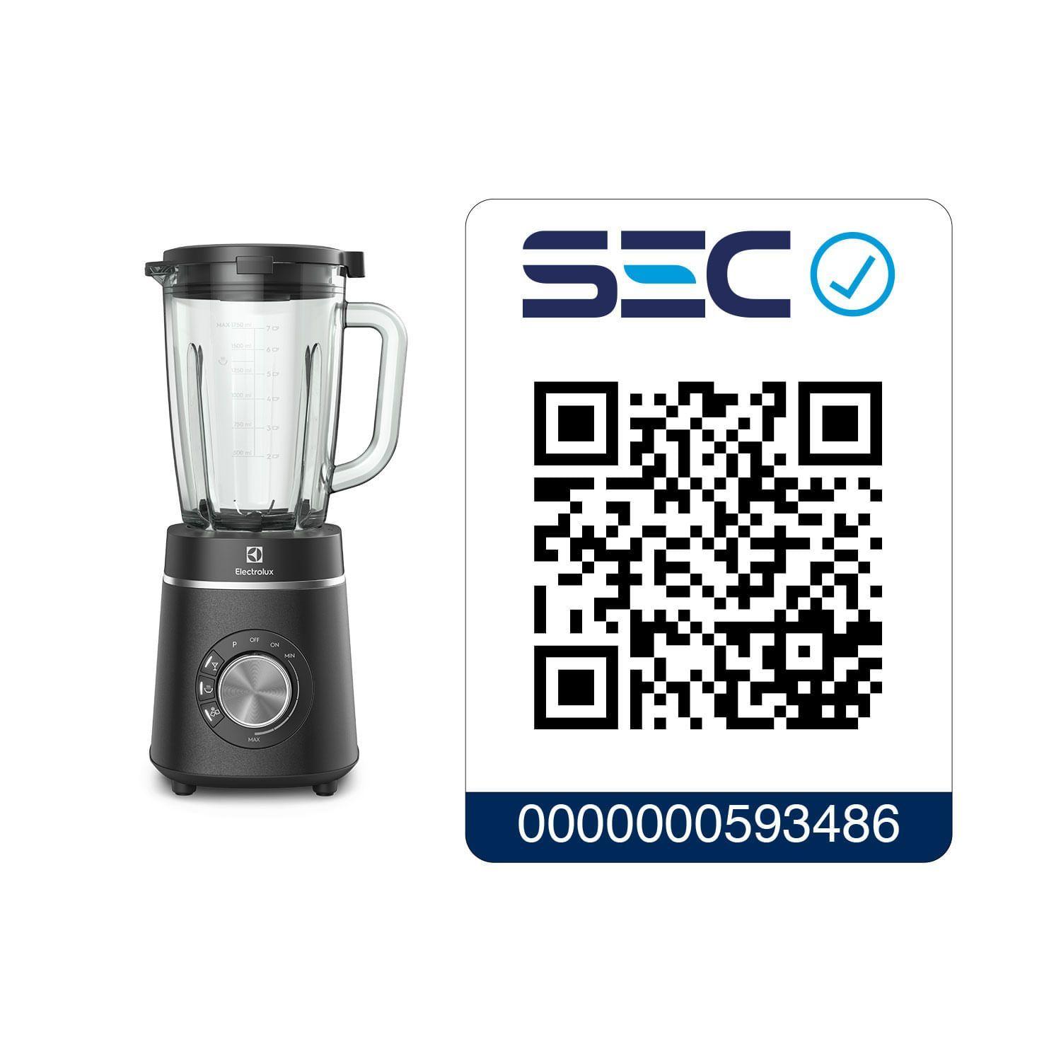 Licuadora 1,75L Jarra de Vidrio y 6 Cuchillos 1000W BLP70-9
