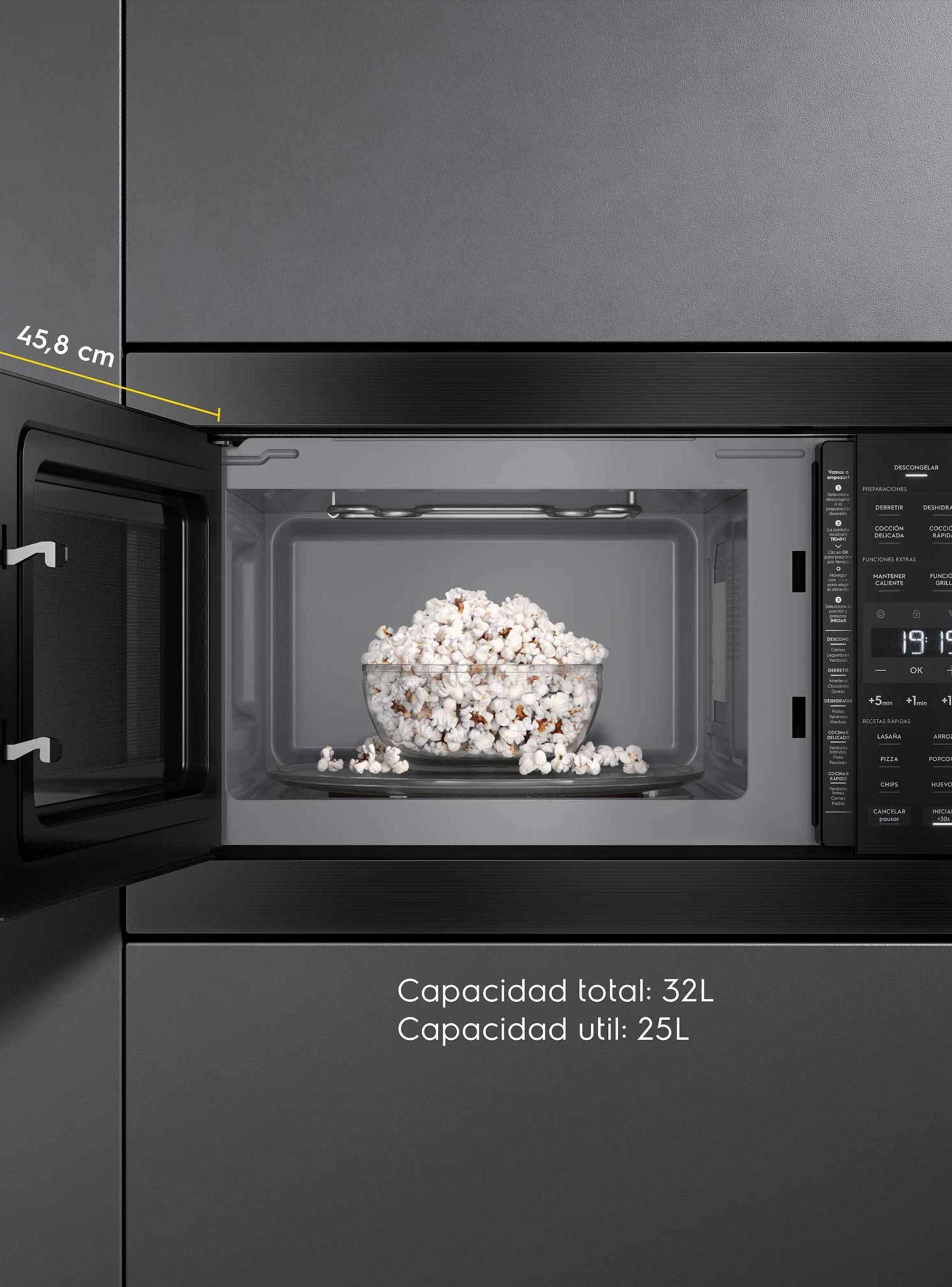Microondas Empotrable 32 Litros Digital Grill ME3EP Negro-5