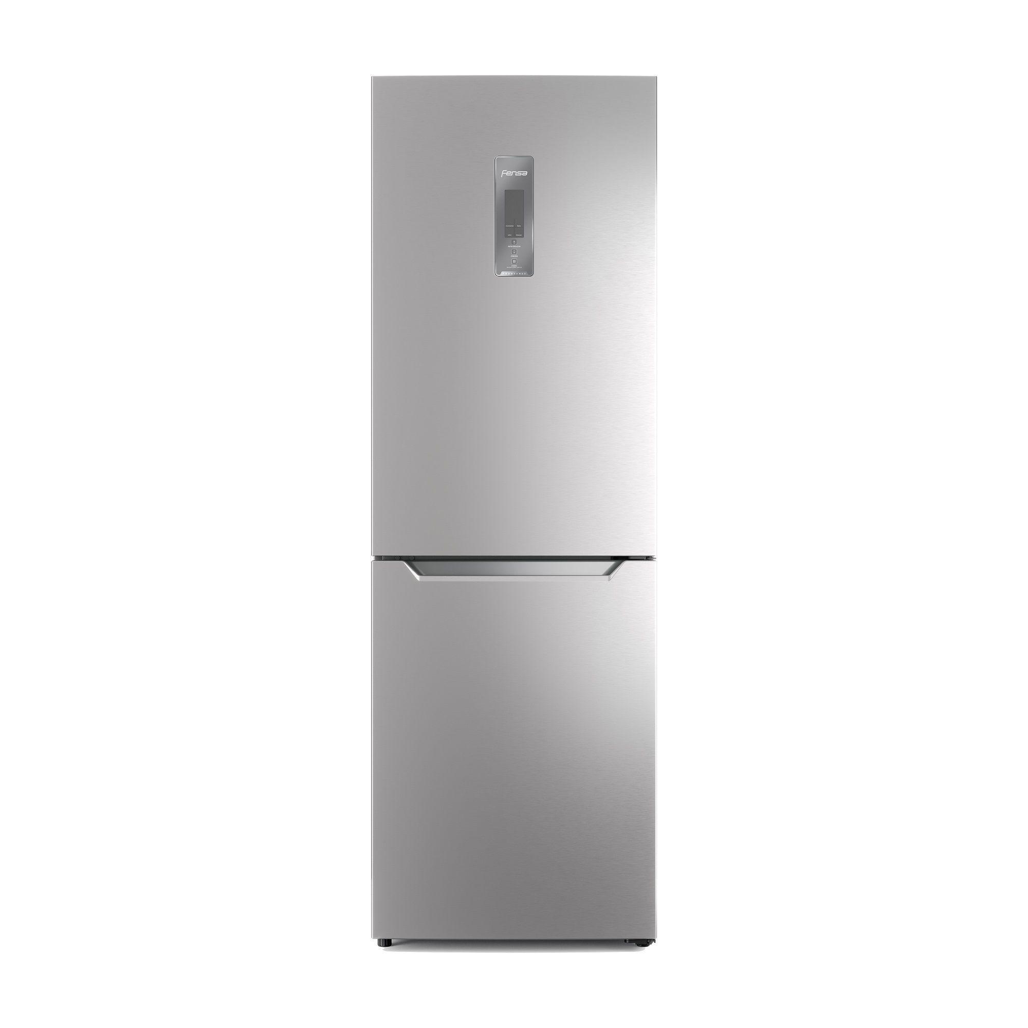 Refrigerador Fensa 322L No Frost Bottom Freezer DB60S Inox-0
