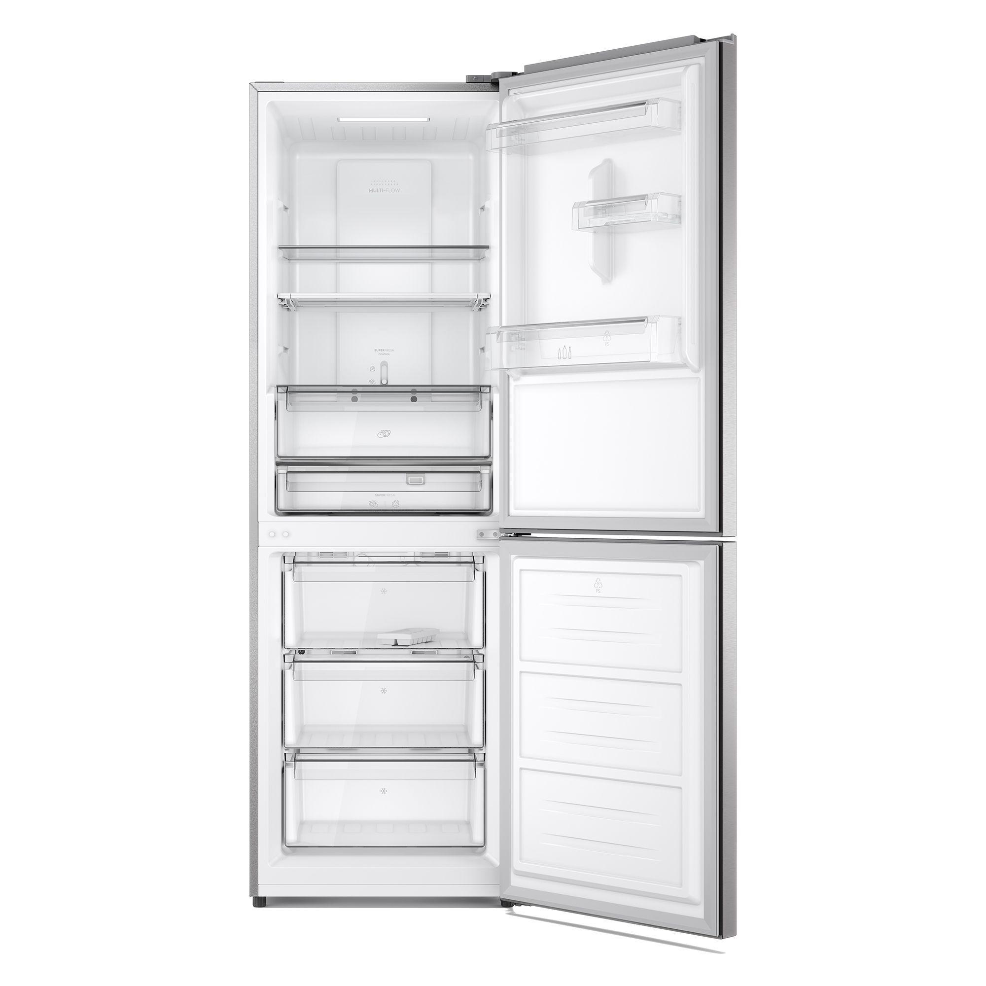 Refrigerador Fensa 323L No Frost Bottom Freezer DB60S Inox-3