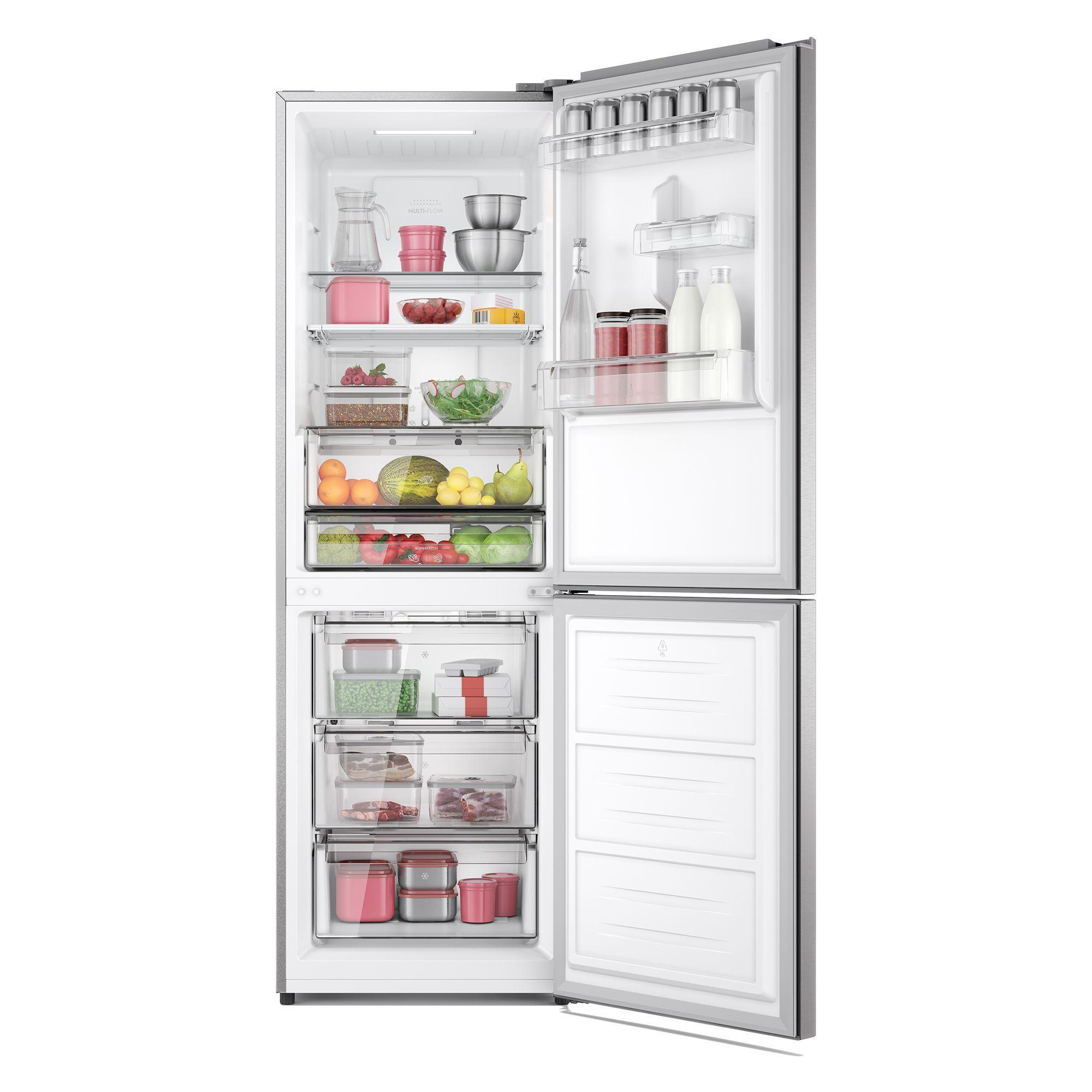 Refrigerador Fensa 323L No Frost Bottom Freezer DB60S Inox-4
