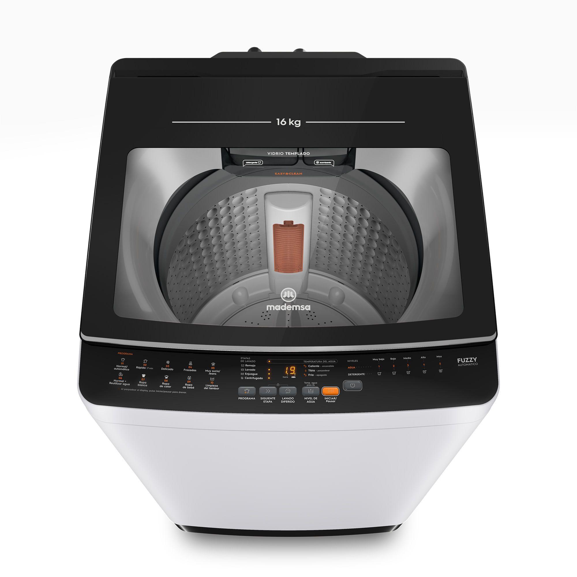 Lavadora Automática 16Kg Carga Superior MDWMT16W Blanca-3