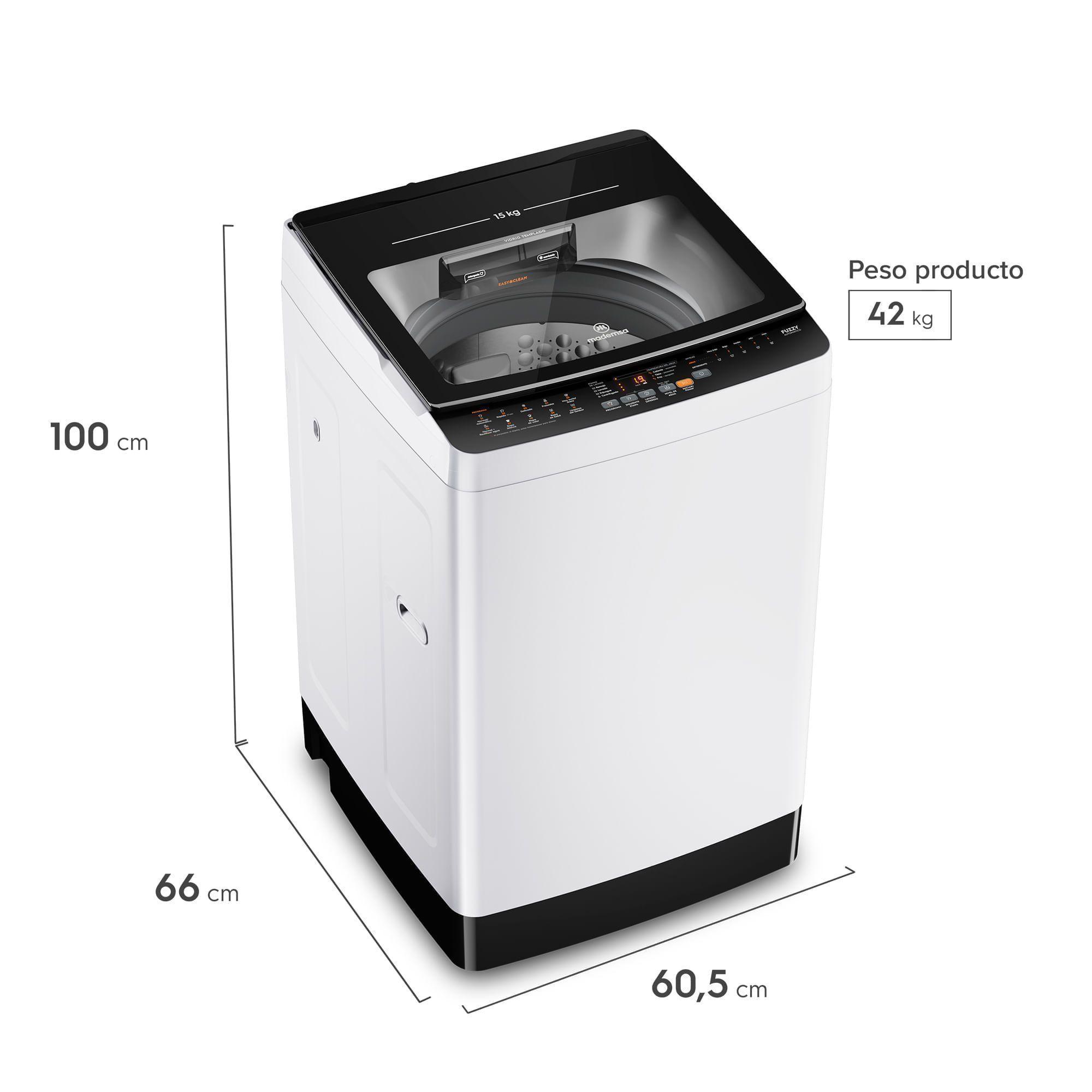 Lavadora Automática 16Kg Carga Superior MDWMT16W Blanca-1