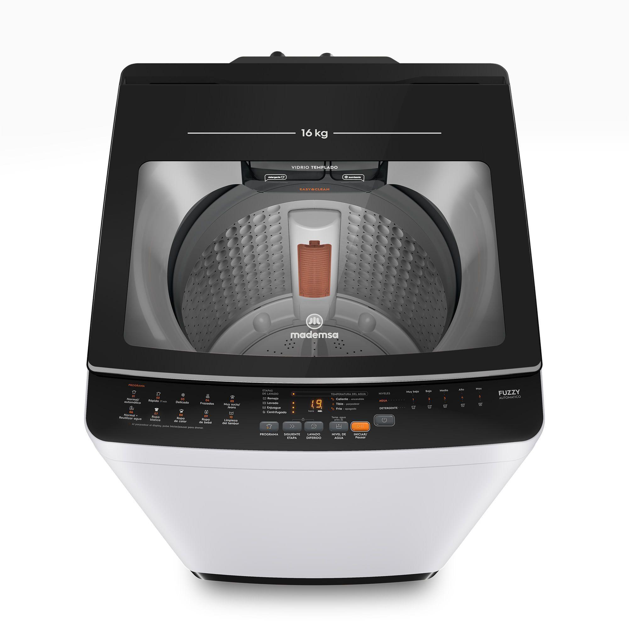 Lavadora Automática 16Kg Carga Superior MDWMT16W Blanca-3