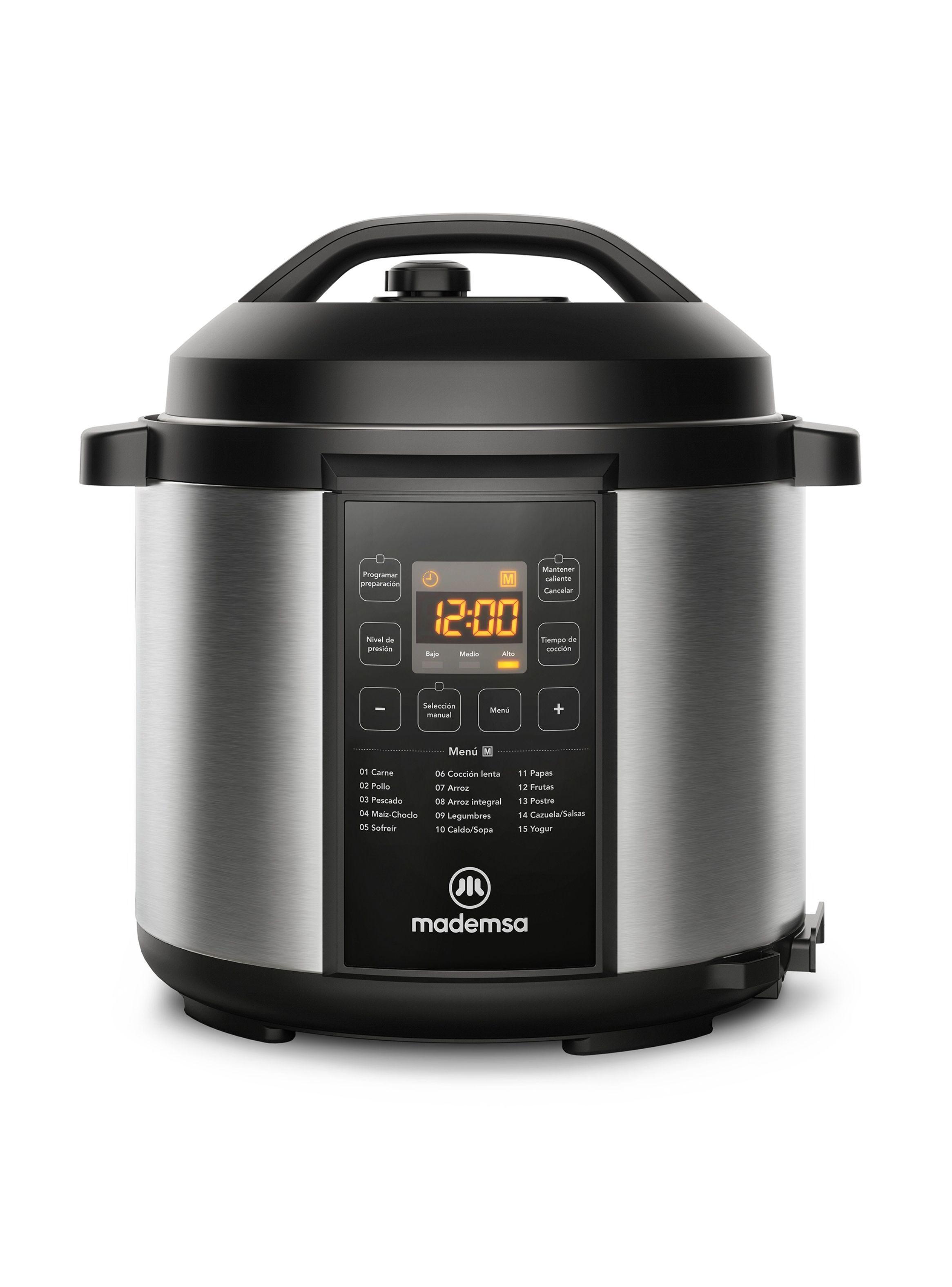 Olla Eléctrica Multicocción Mademsa 6L Temporizador MPC20-0