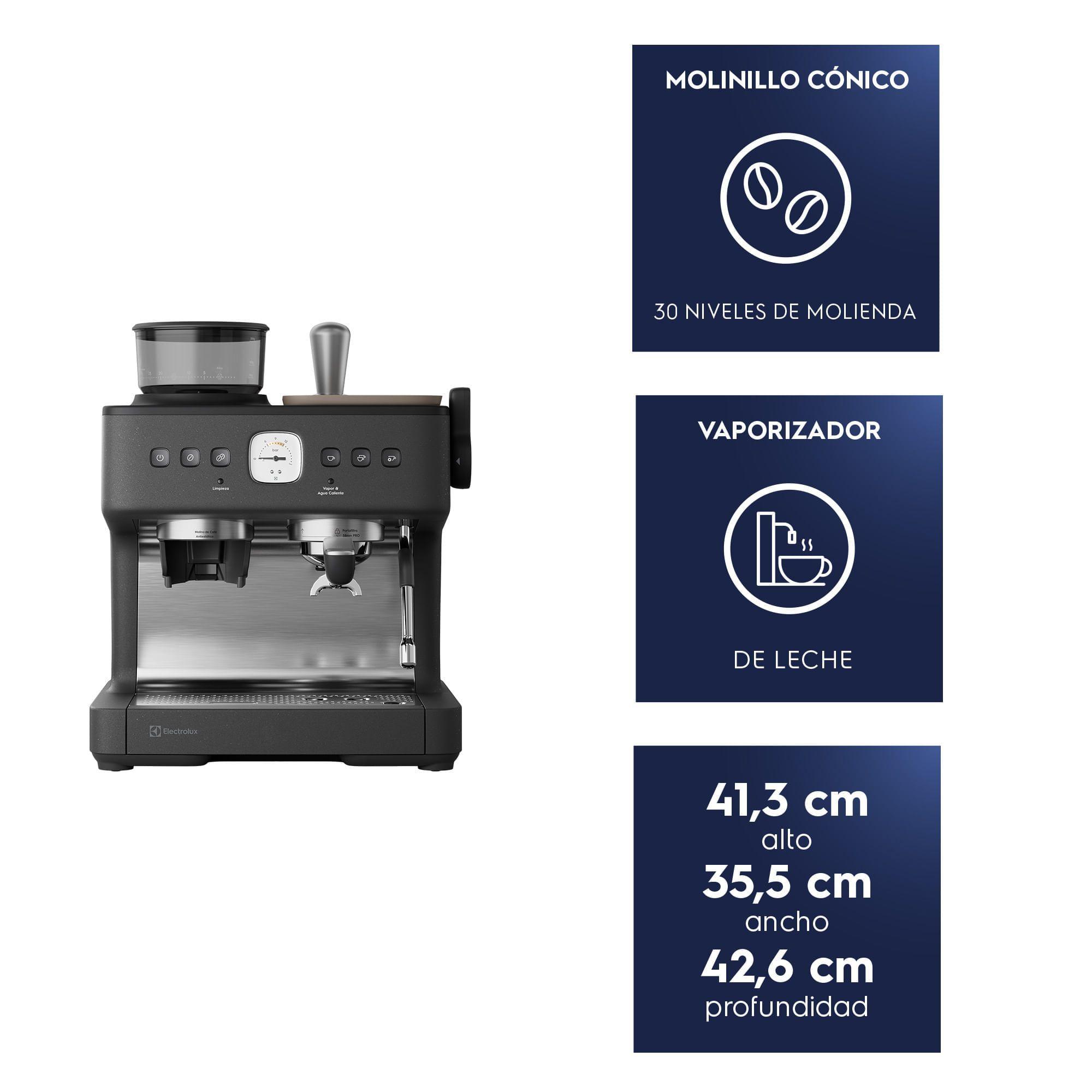 Cafetera Espresso Barista 3L Molinillo 2200W ECM90-2