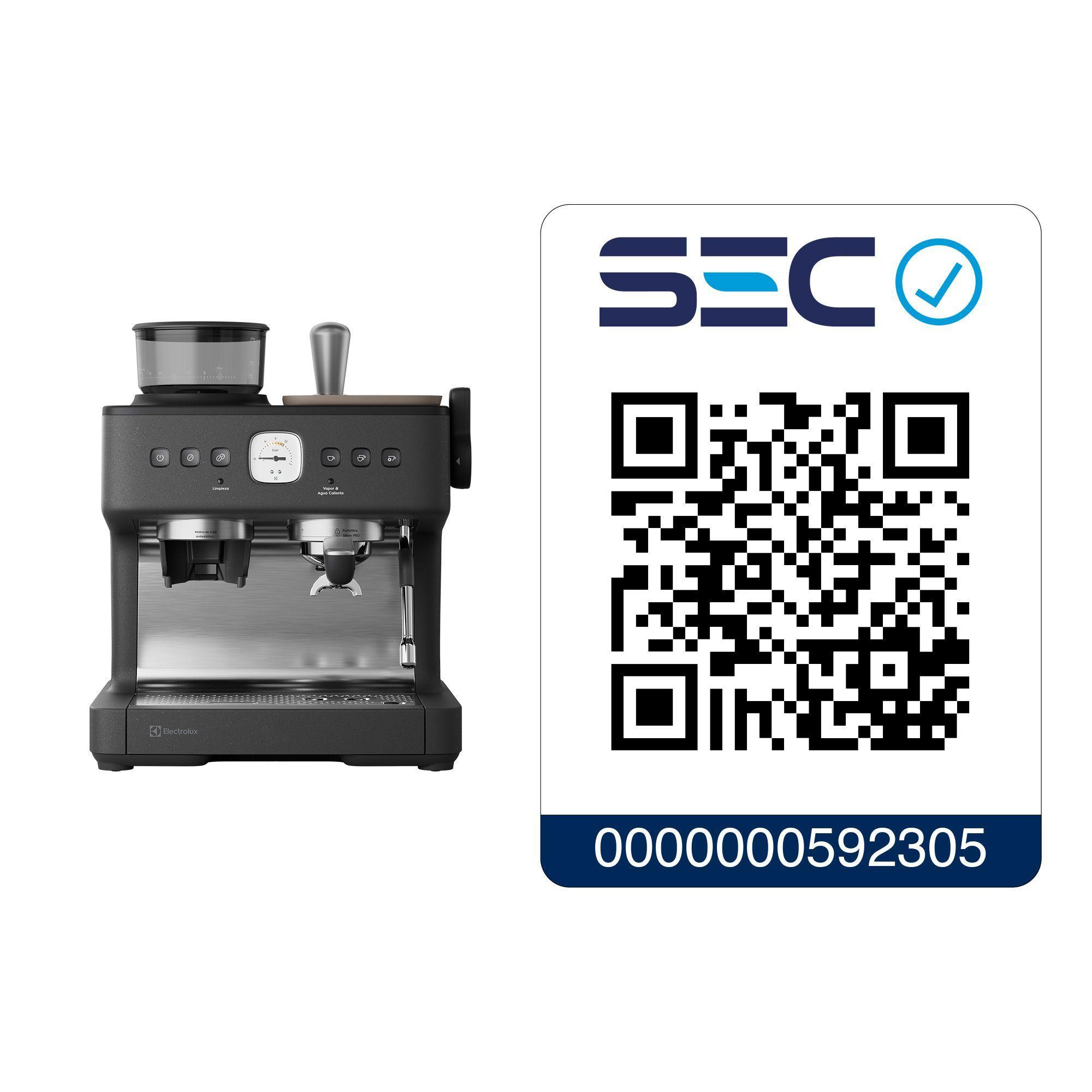 Cafetera Espresso Barista 3L Molinillo 2200W ECM90-7
