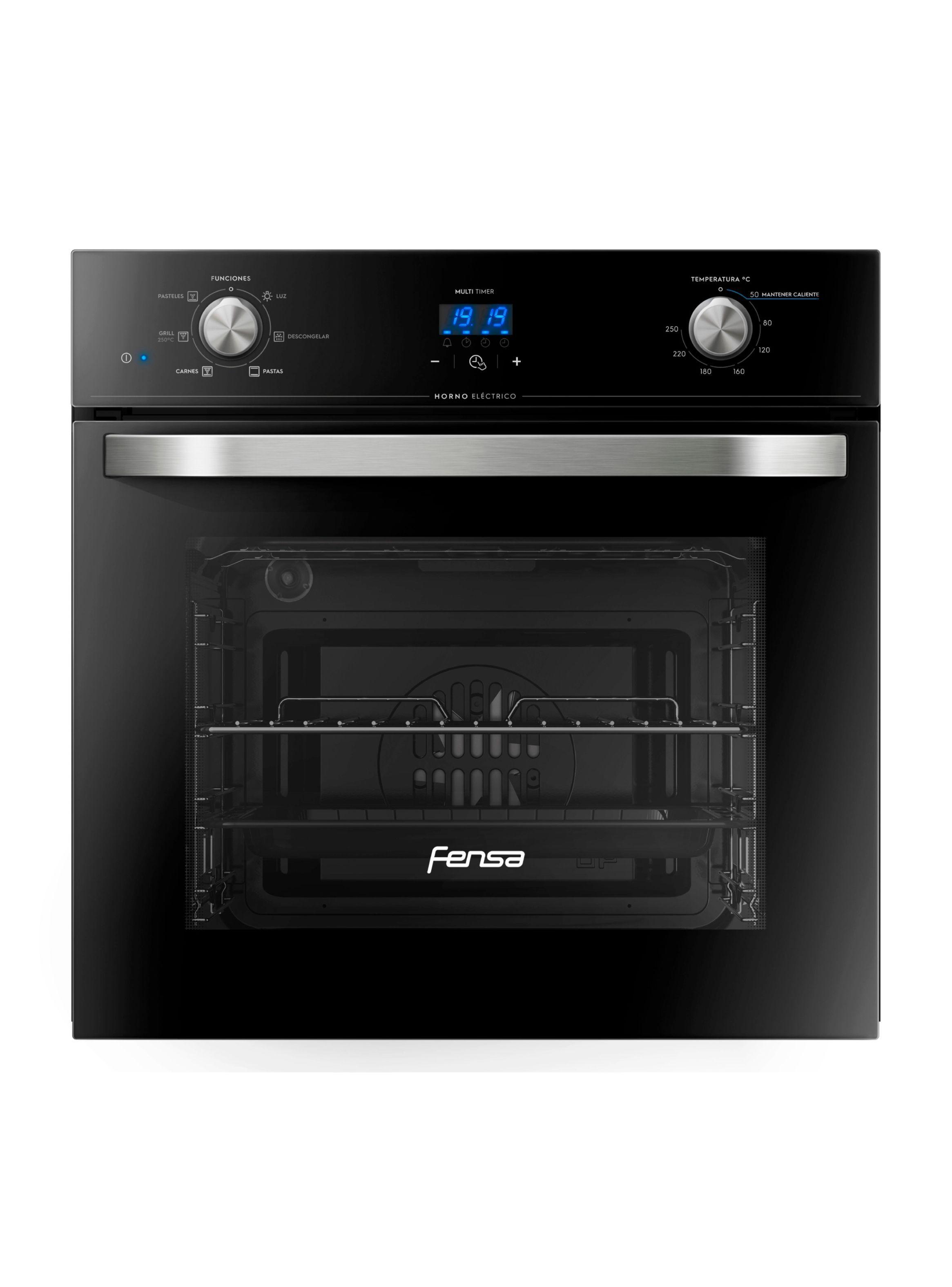 Horno Empotrable Eléctrico Fensa 59L Timer Digital FHE 1190T-0