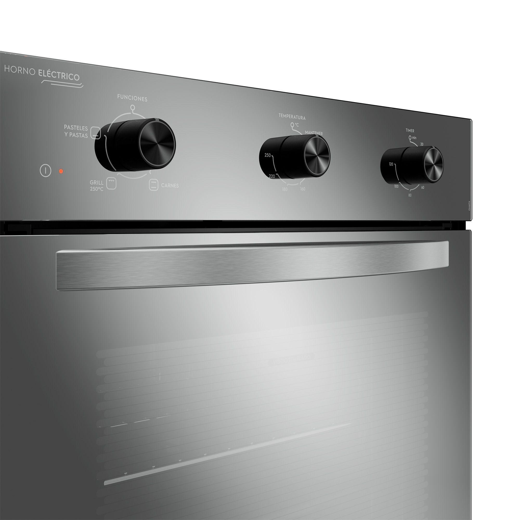 Horno Empotrable Eléctrico 59L Temporizador y Limpia Fácil OM6TX-7