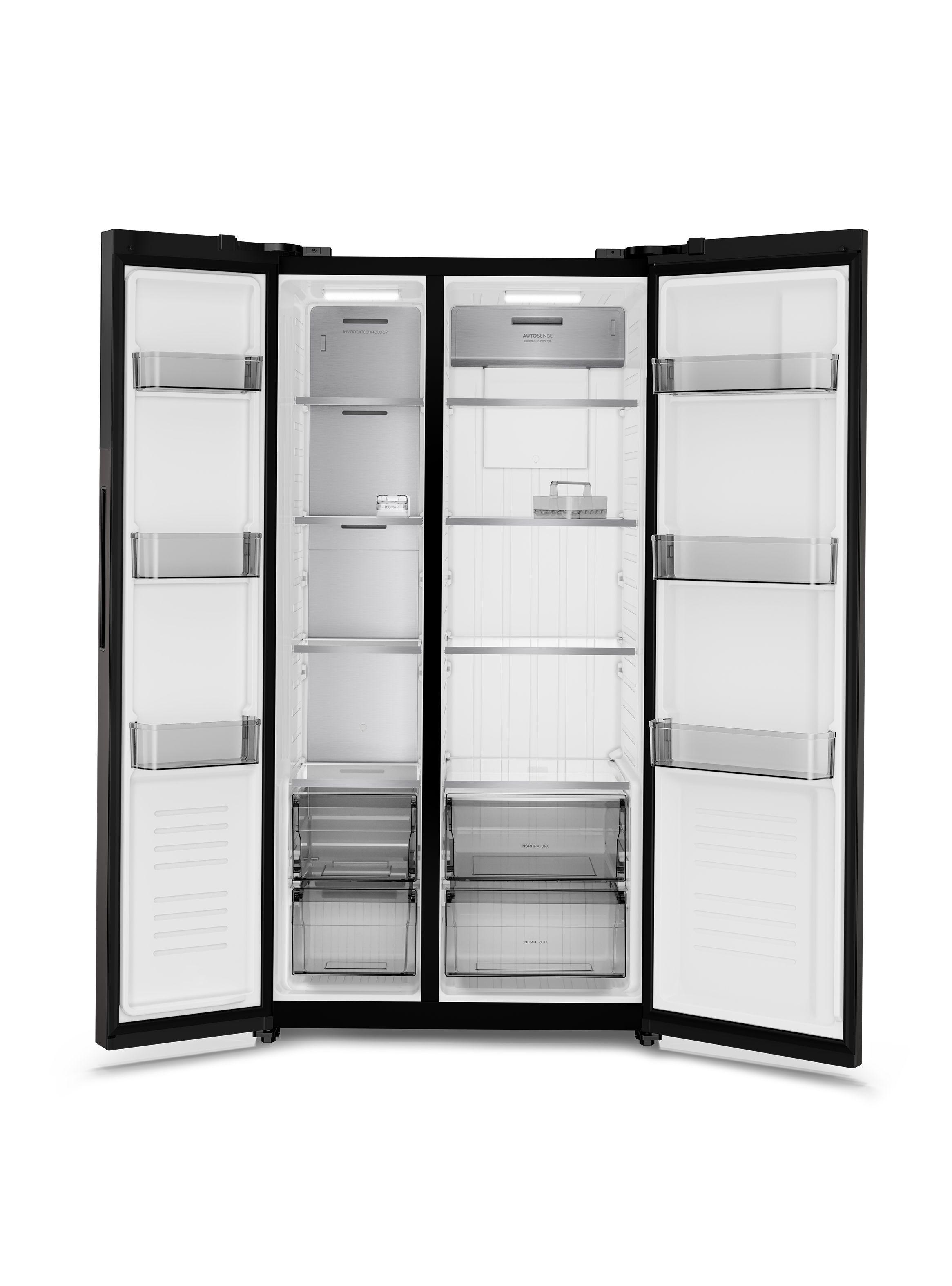 Refrigerador 530L No Frost Side by Side Inverter ES50B Black-3