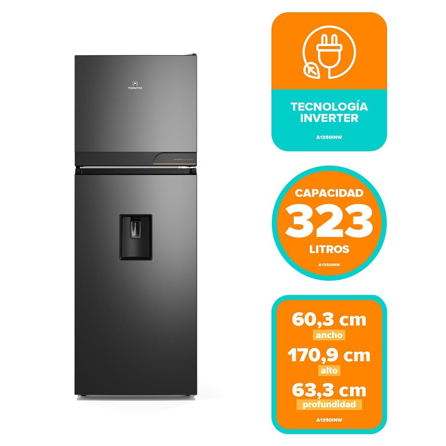 Refrigerador 323L No Frost Top Freezer Inverter Altus 1350INW -2