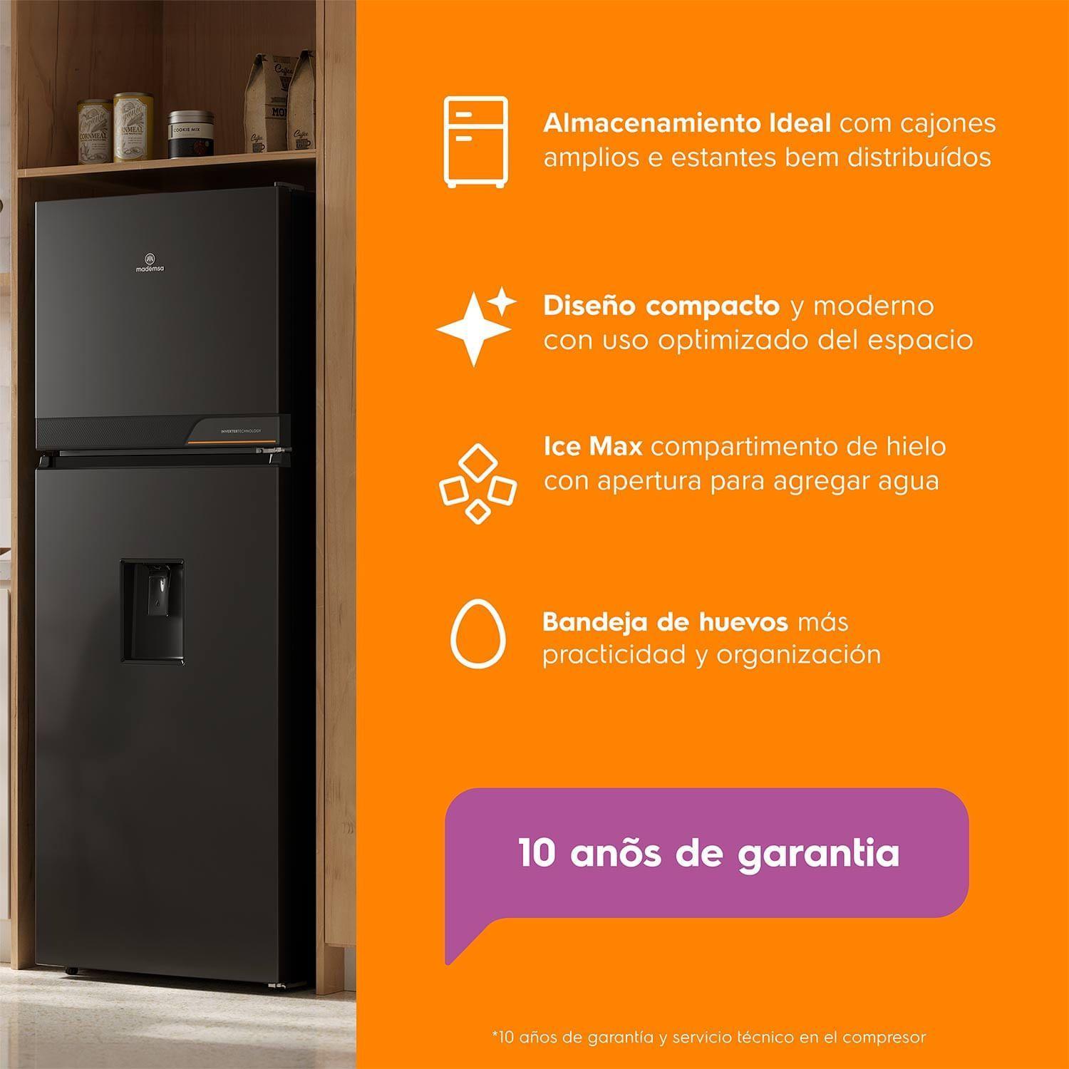 Refrigerador 323L No Frost Top Freezer Inverter Altus 1350INW -5