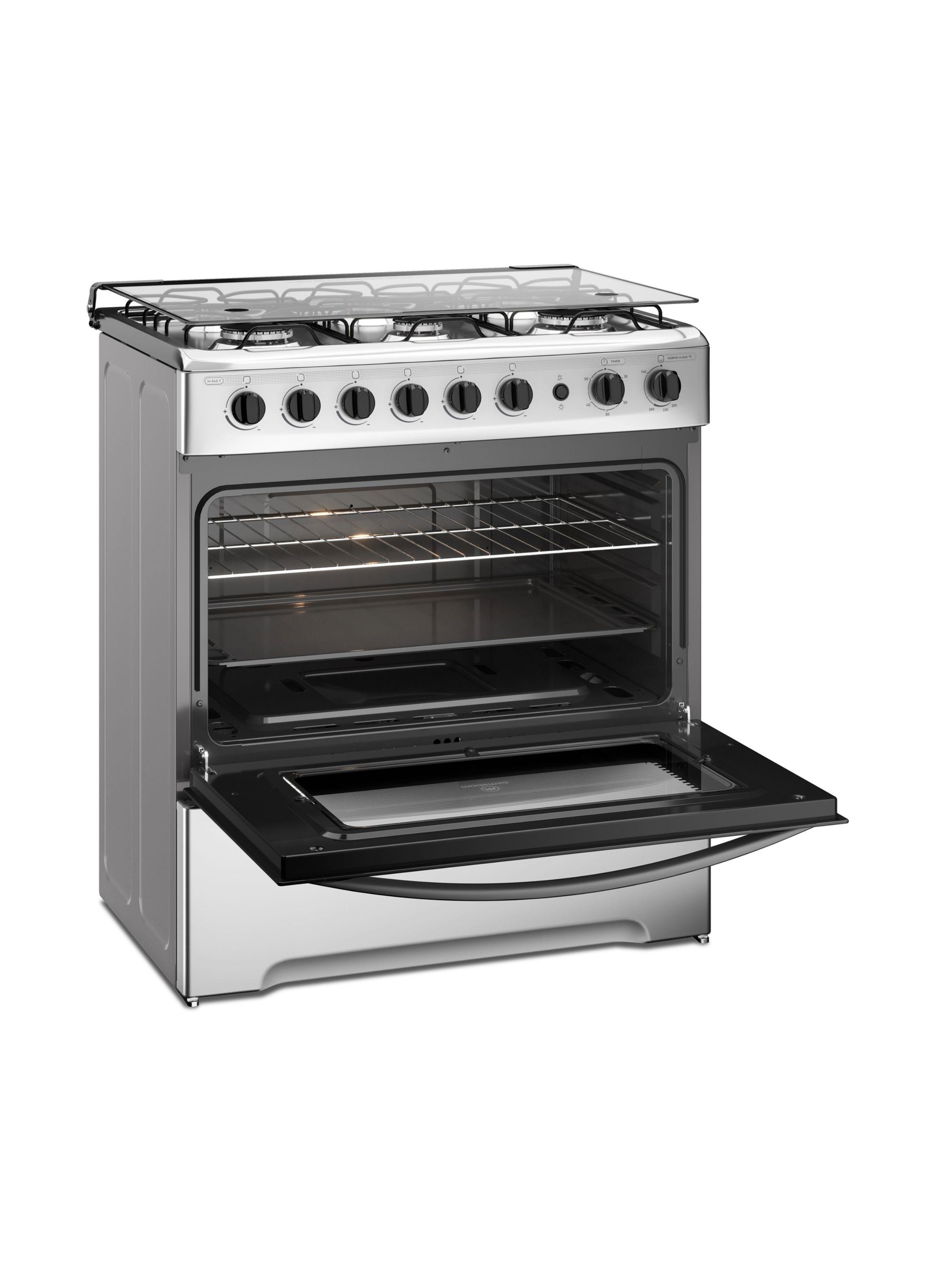 Cocina A Gas  6 Platos Inox M 840 T-3