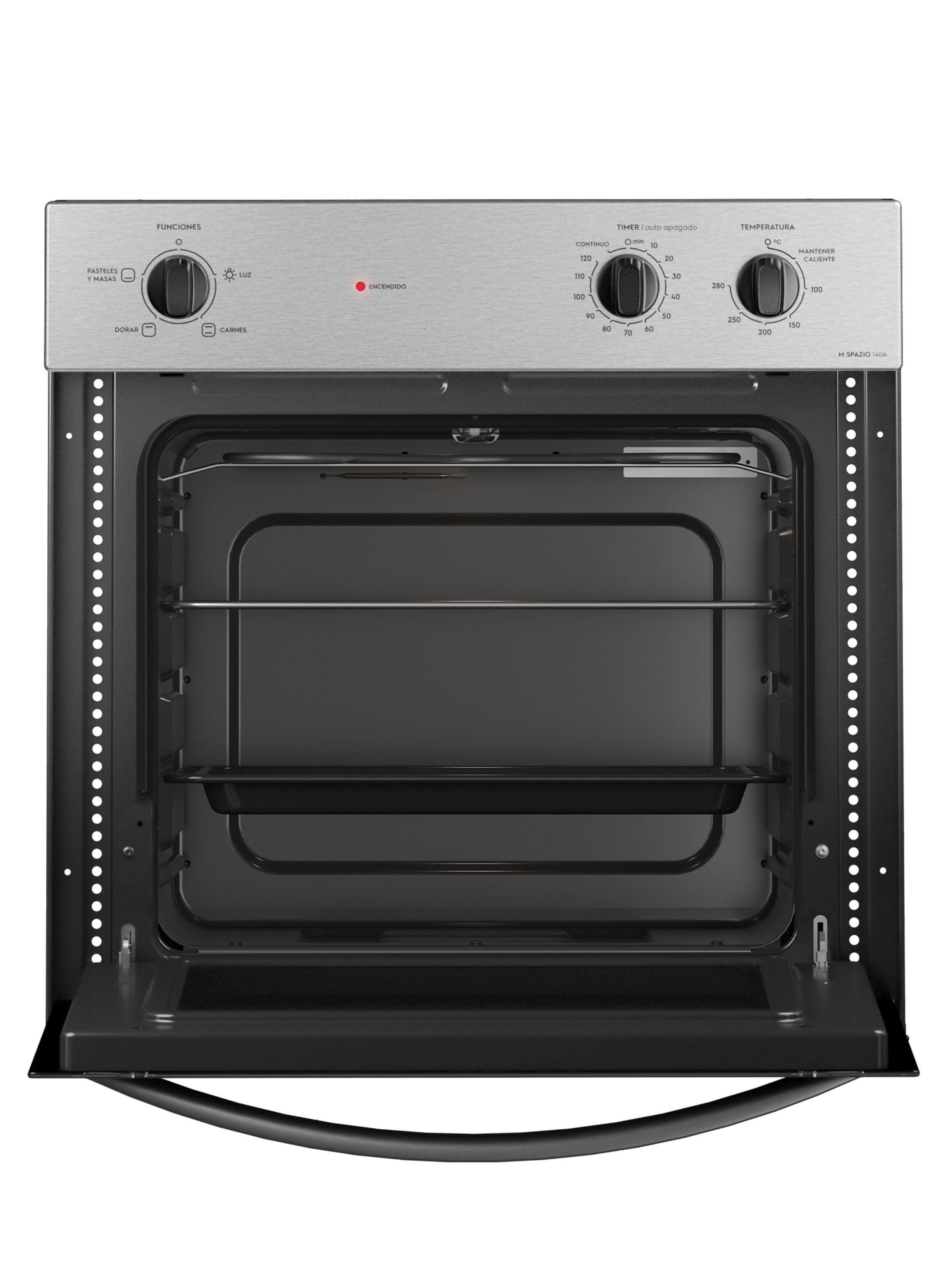 Horno Empotrable Eléctrico 66L Timer M Spazio 140A Negro-3
