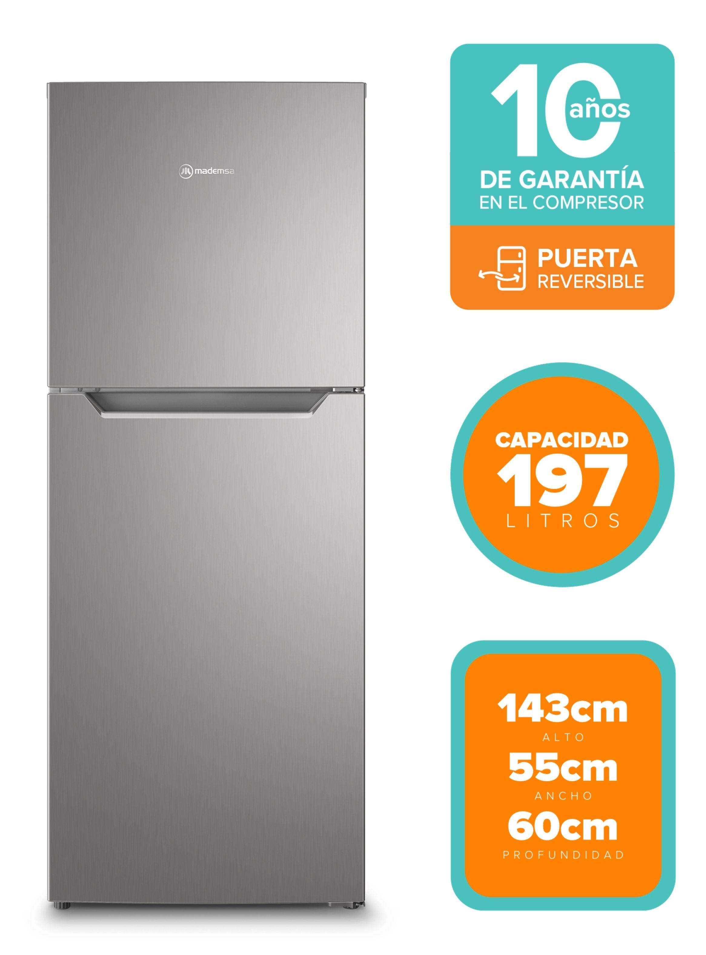 Refrigerador Mademsa 197L No Frost Top Freezer Altus 1200-2