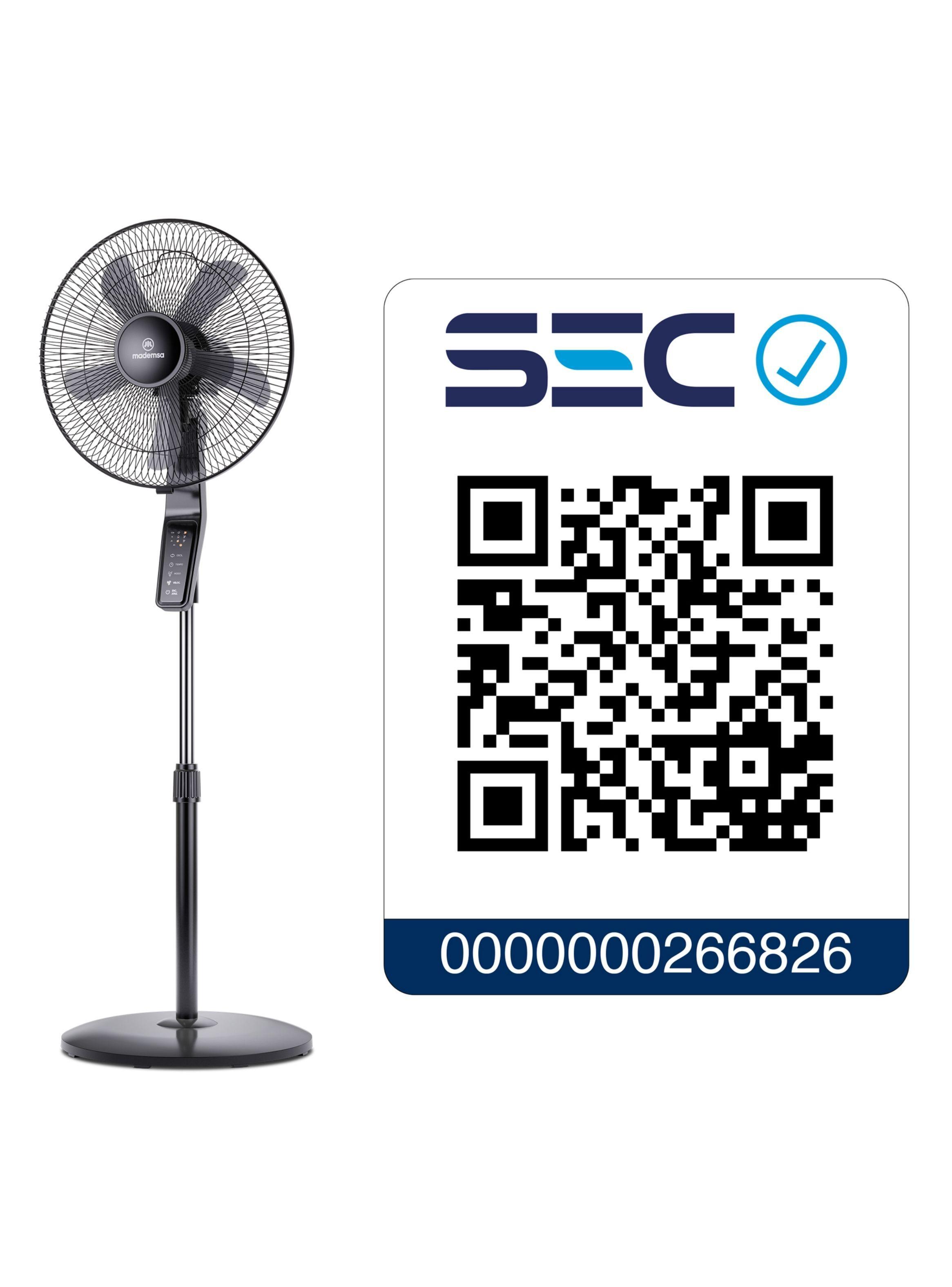 Ventilador de Pedestal 60W Timer y Control Remoto SFM2-7