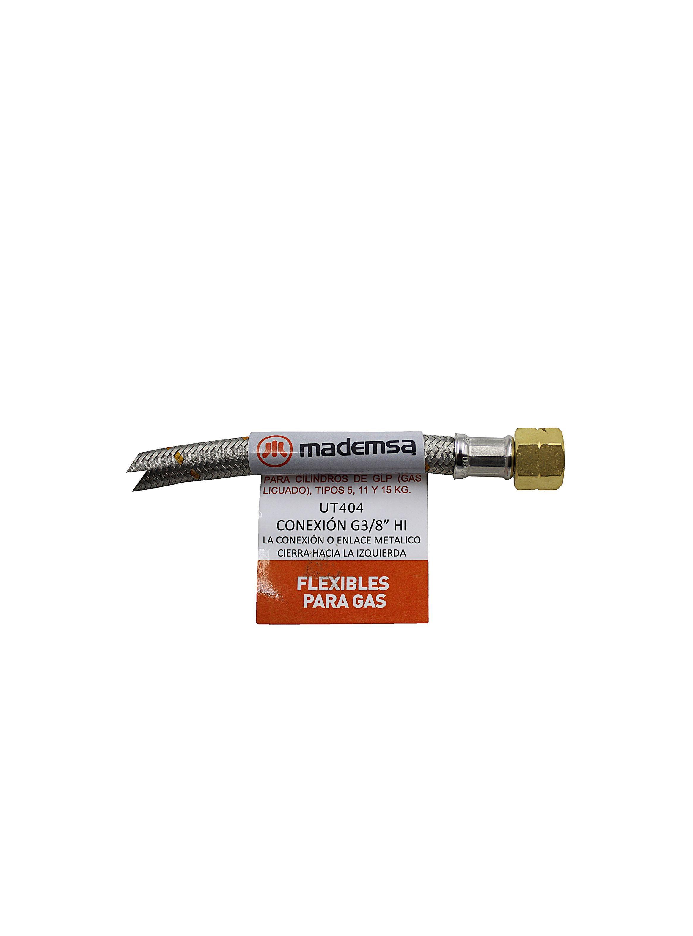 Flexible Gas Mademsa 100 cm 3/8 x 1/2 D14-2