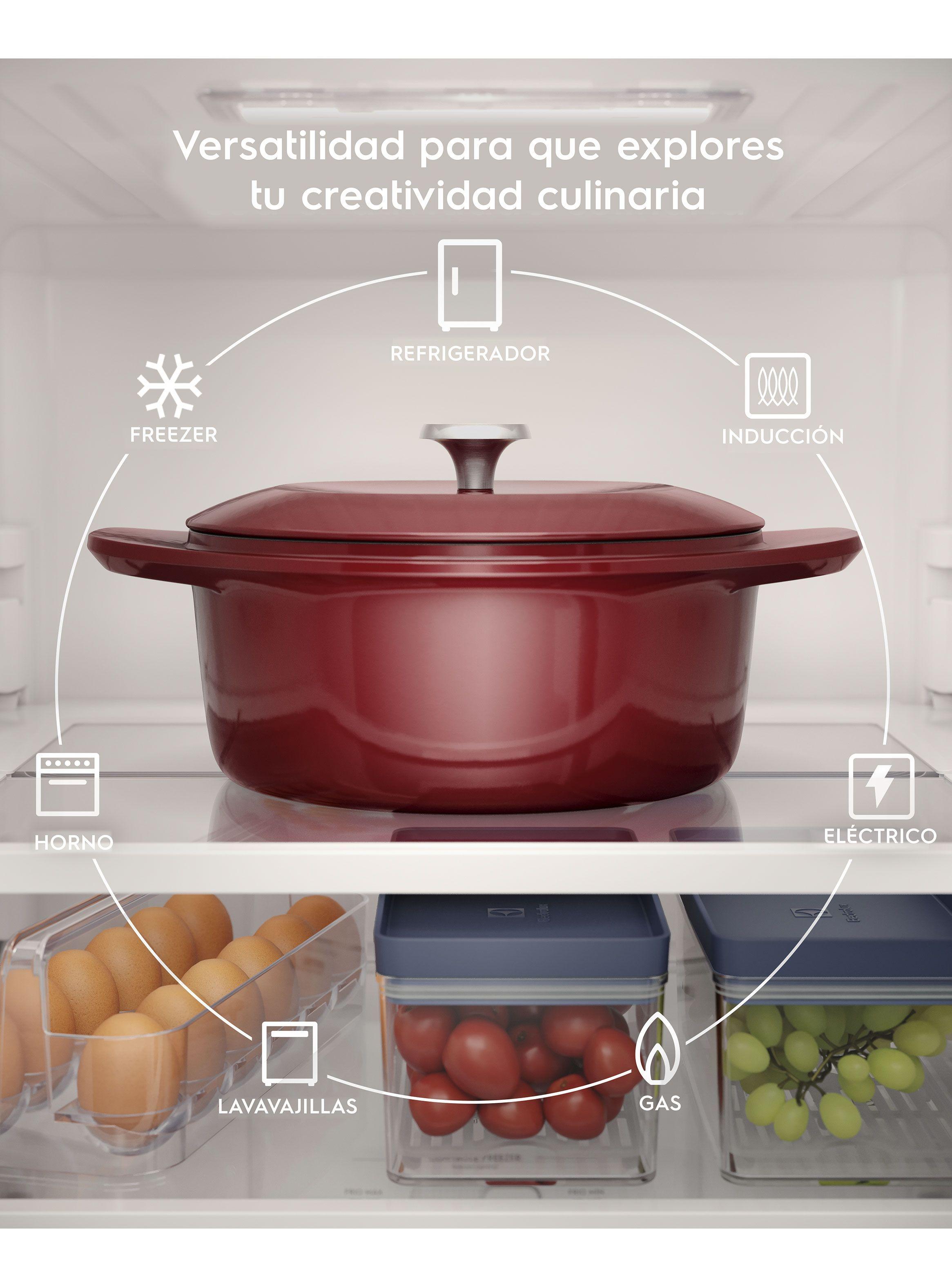 Olla de Hierro Fundido Esmaltado Electrolux Expert 24 cm-6