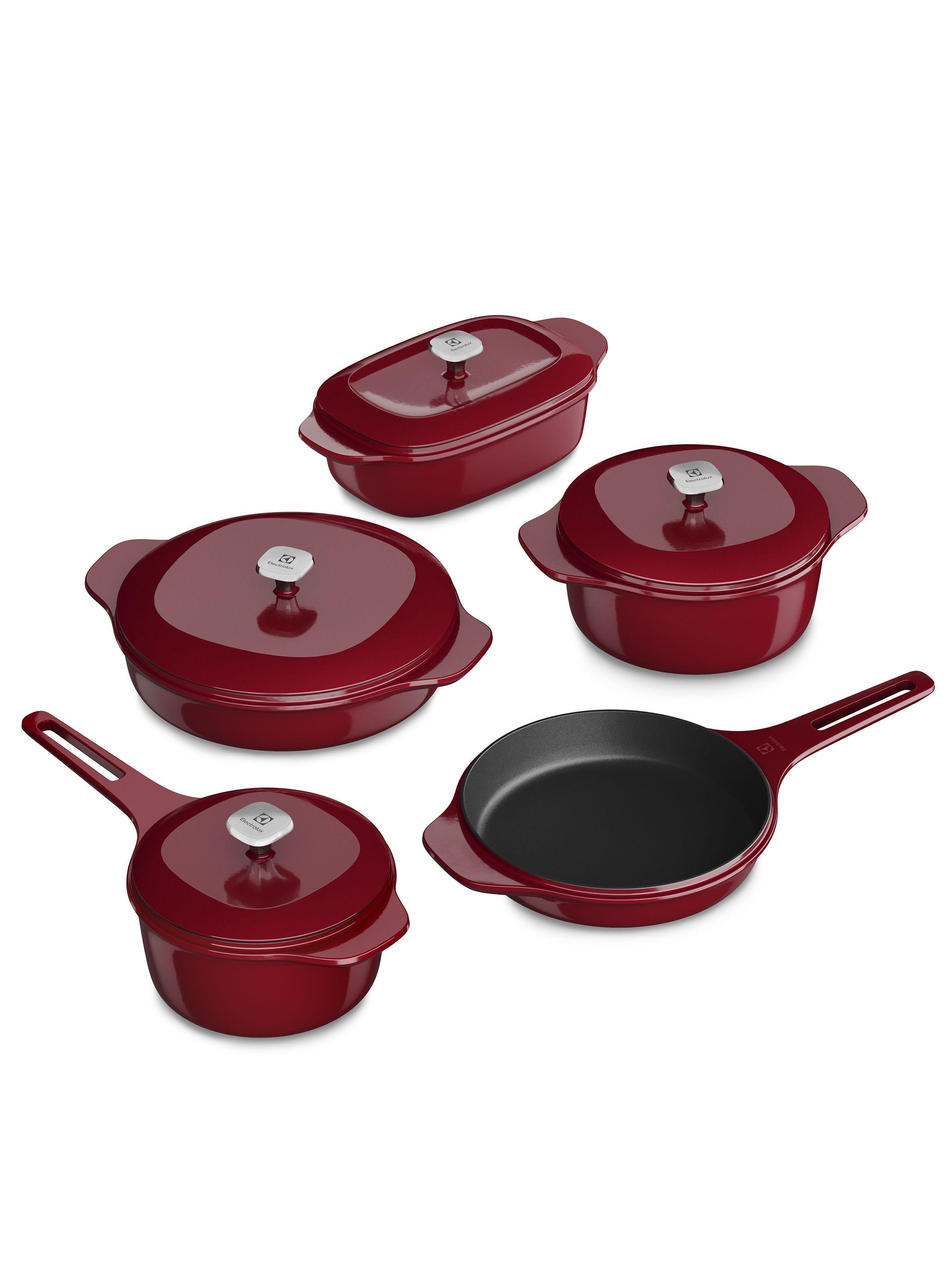 Olla de Hierro Fundido Esmaltado Electrolux Expert 24 cm-7