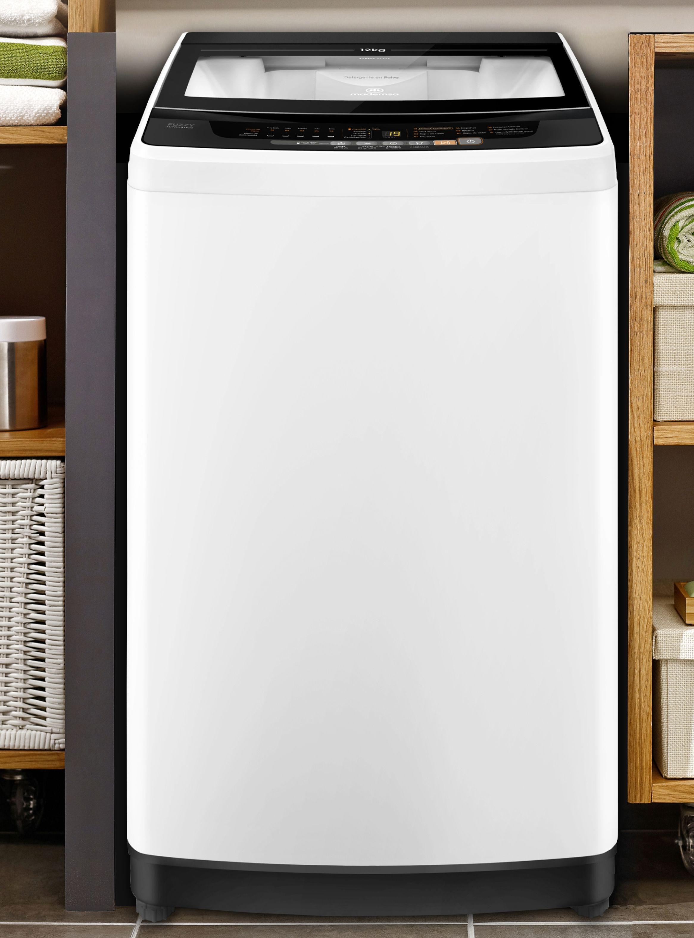 Lavadora Automática 12Kg Fuzzy Automático 12 BZG Blanca-2