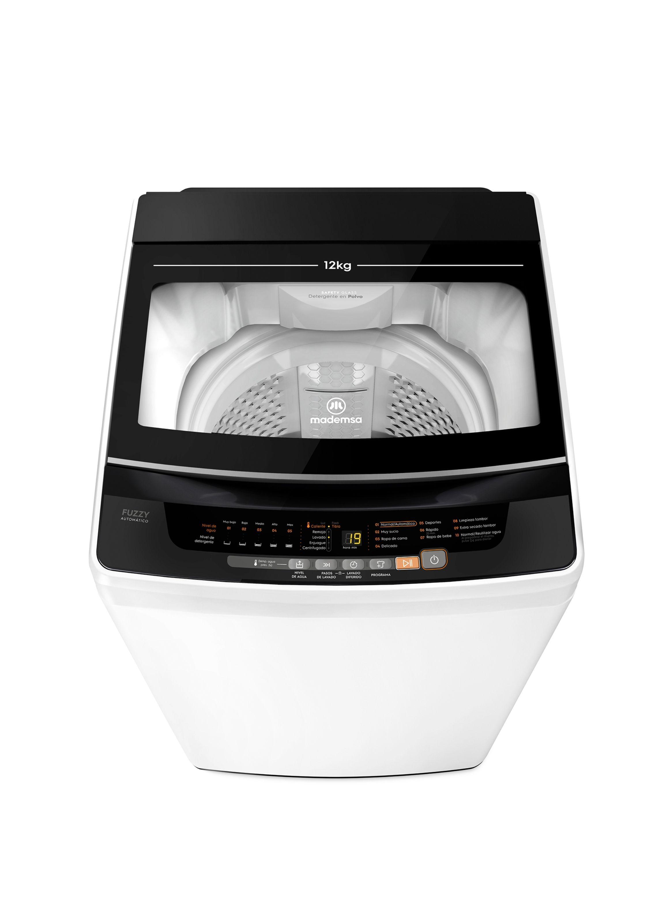 Lavadora Automática 12Kg Fuzzy Automático 12 BZG Blanca-4