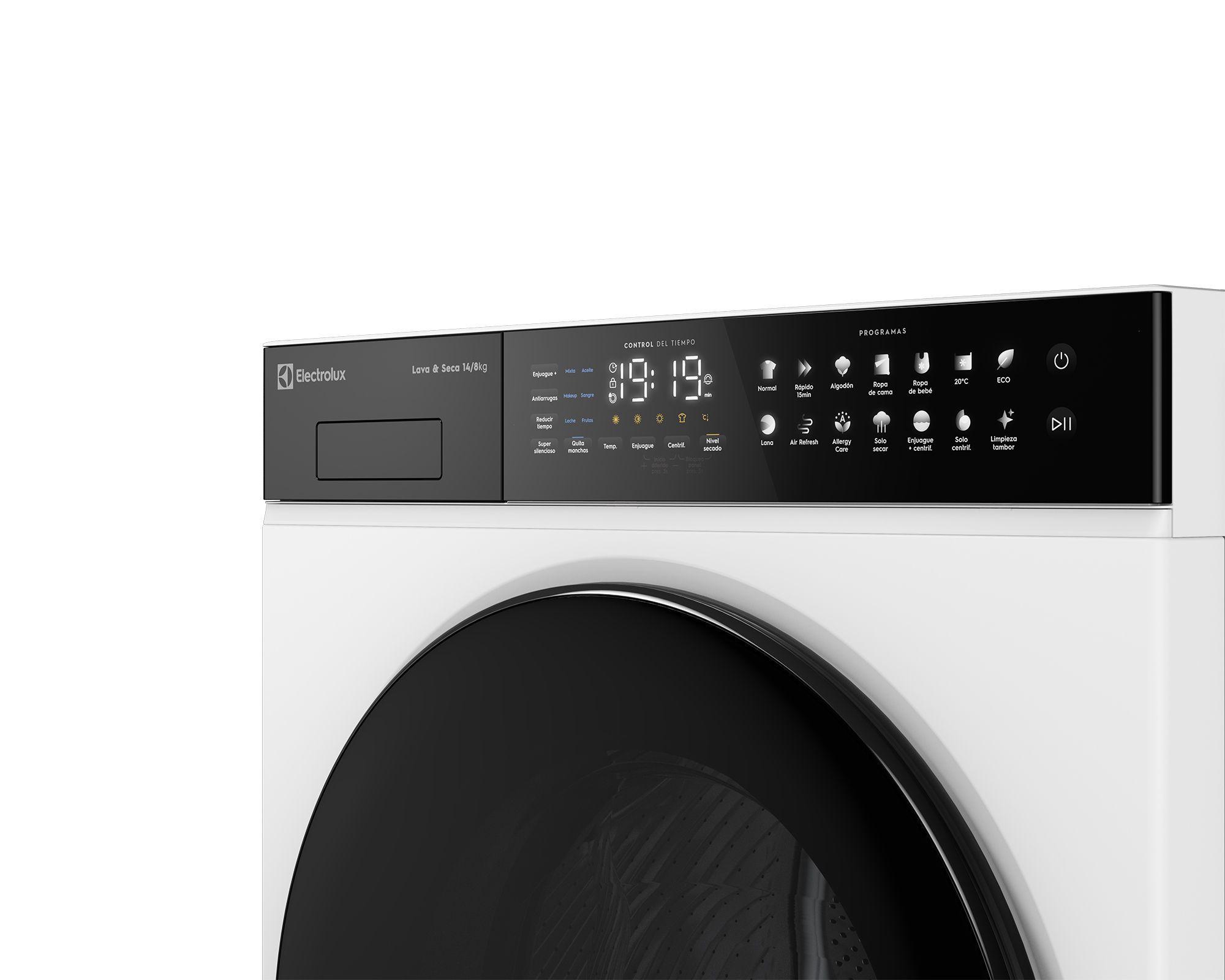 Lavadora Secadora 14/8 Kg Carga Frontal Inverter EFLWD12W-5