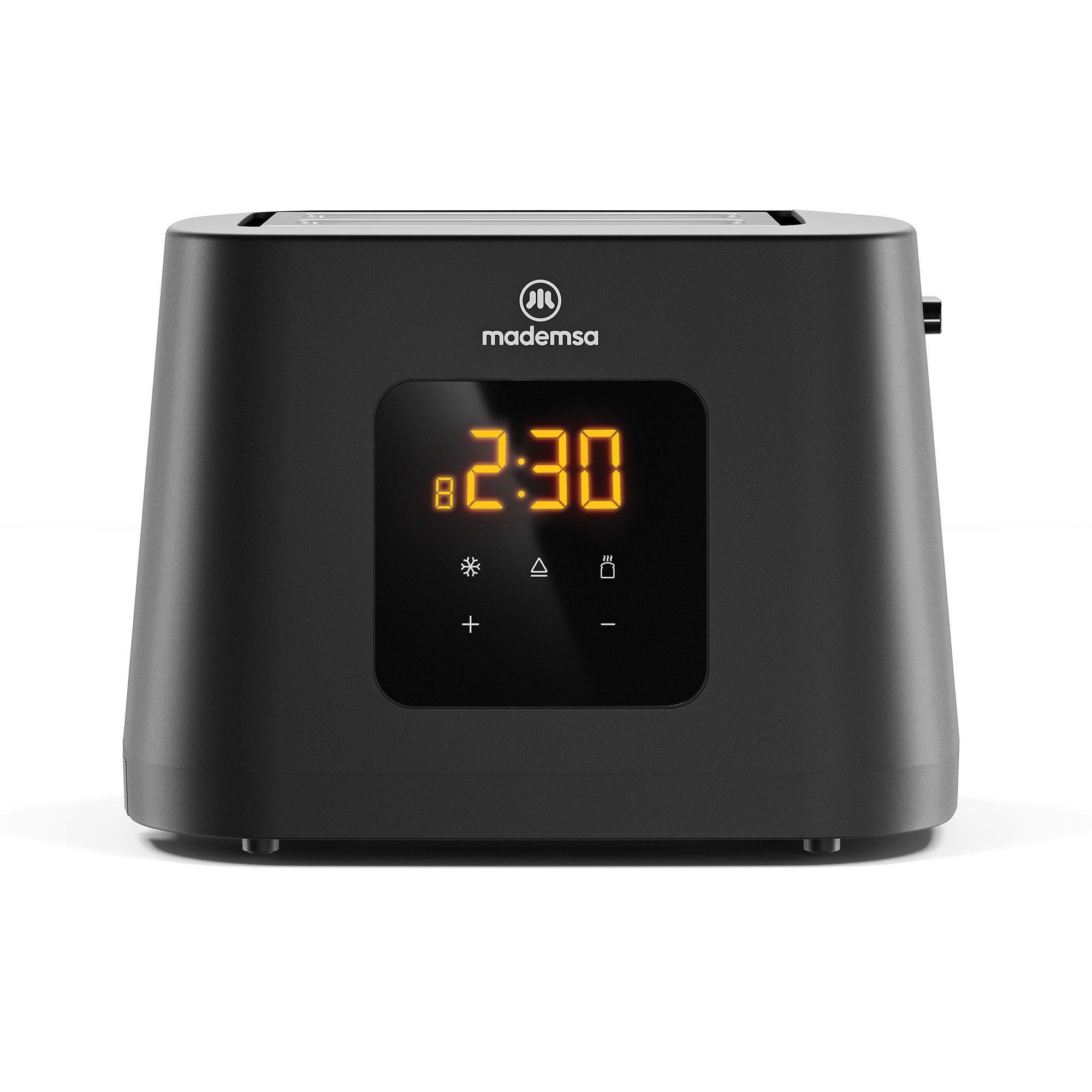 Tostador Eléctrico 2 Rebanadas 8 Niveles de Tostado 860W MTS60-0