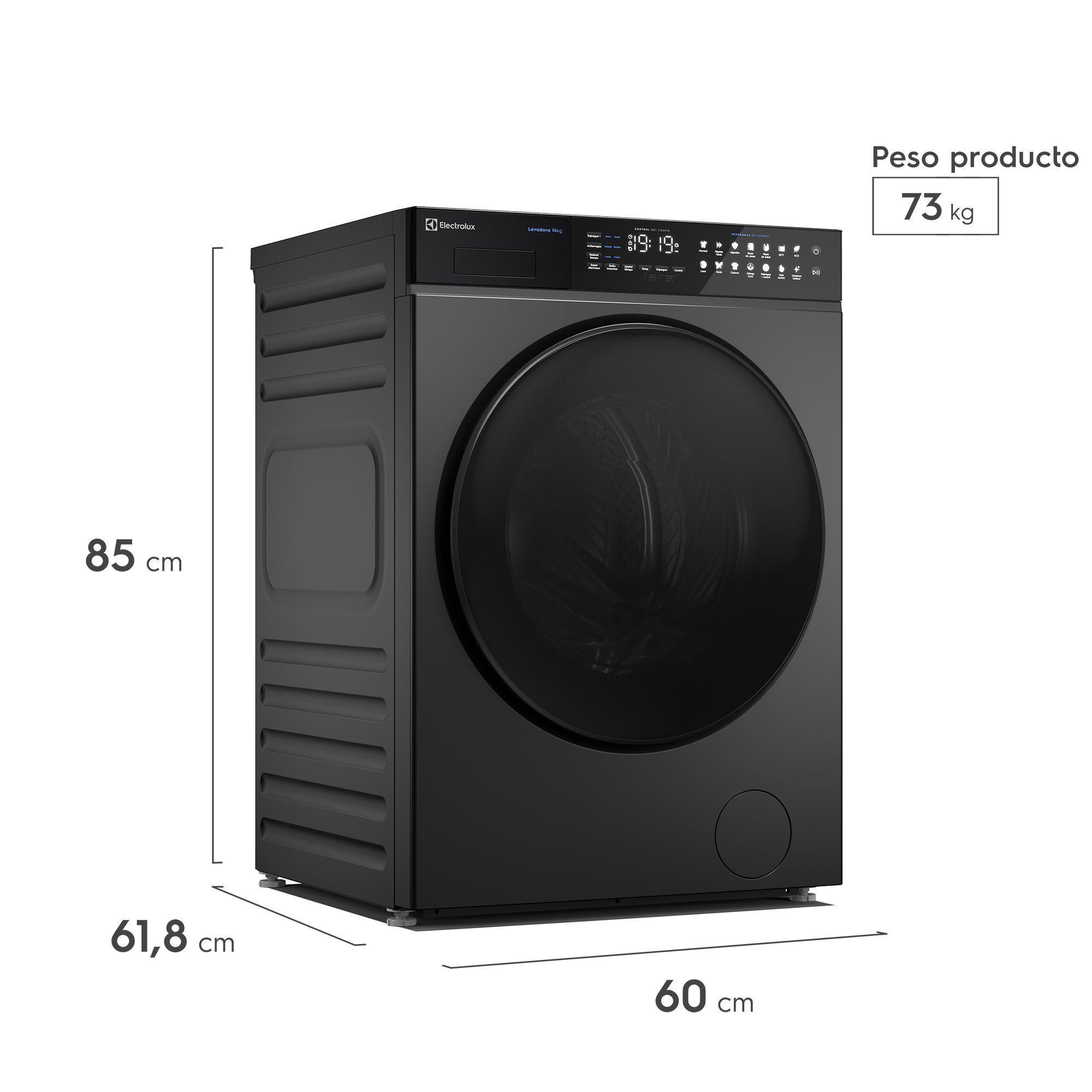 Lavadora Automática 14Kg Carga Frontal Inverter EFLWM12O Onix-1