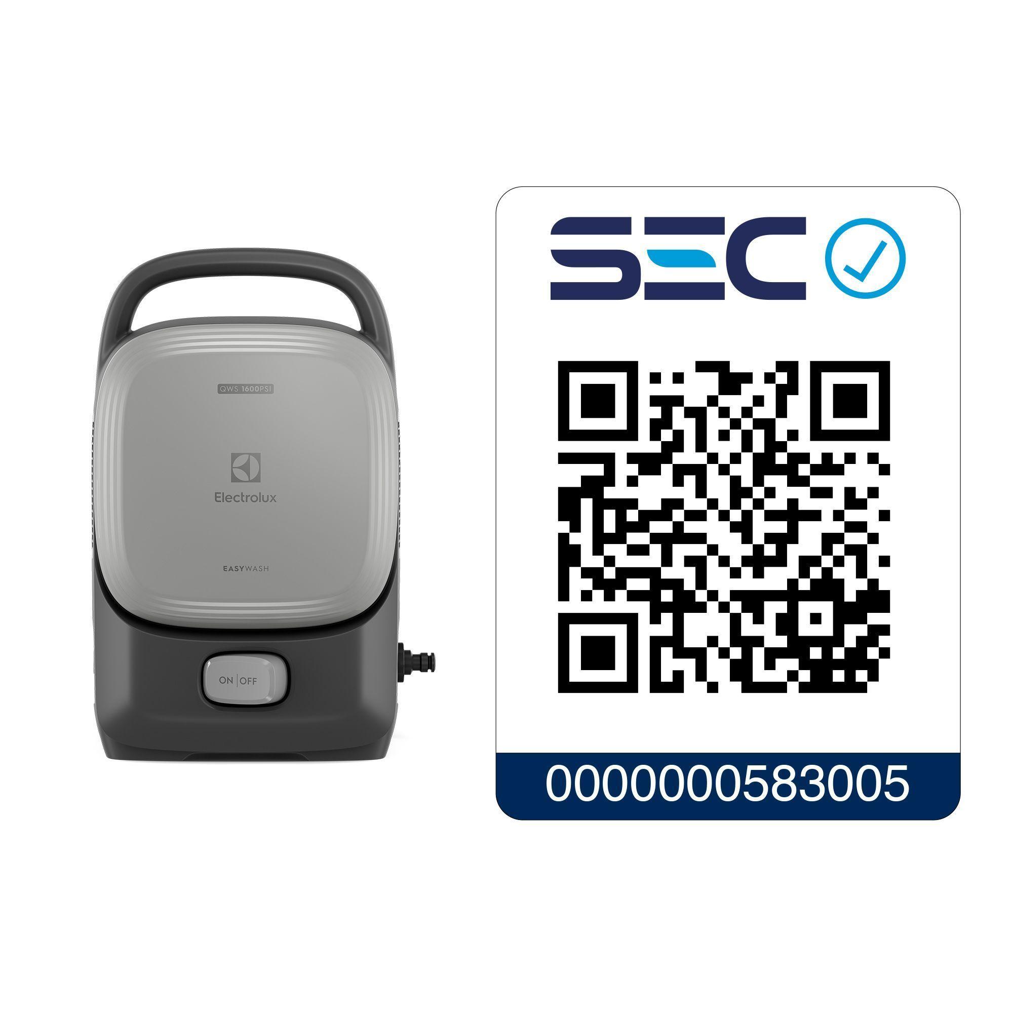 Hidrolavadora Electrolux 1400W Efficient EasyWash QWS1600-7