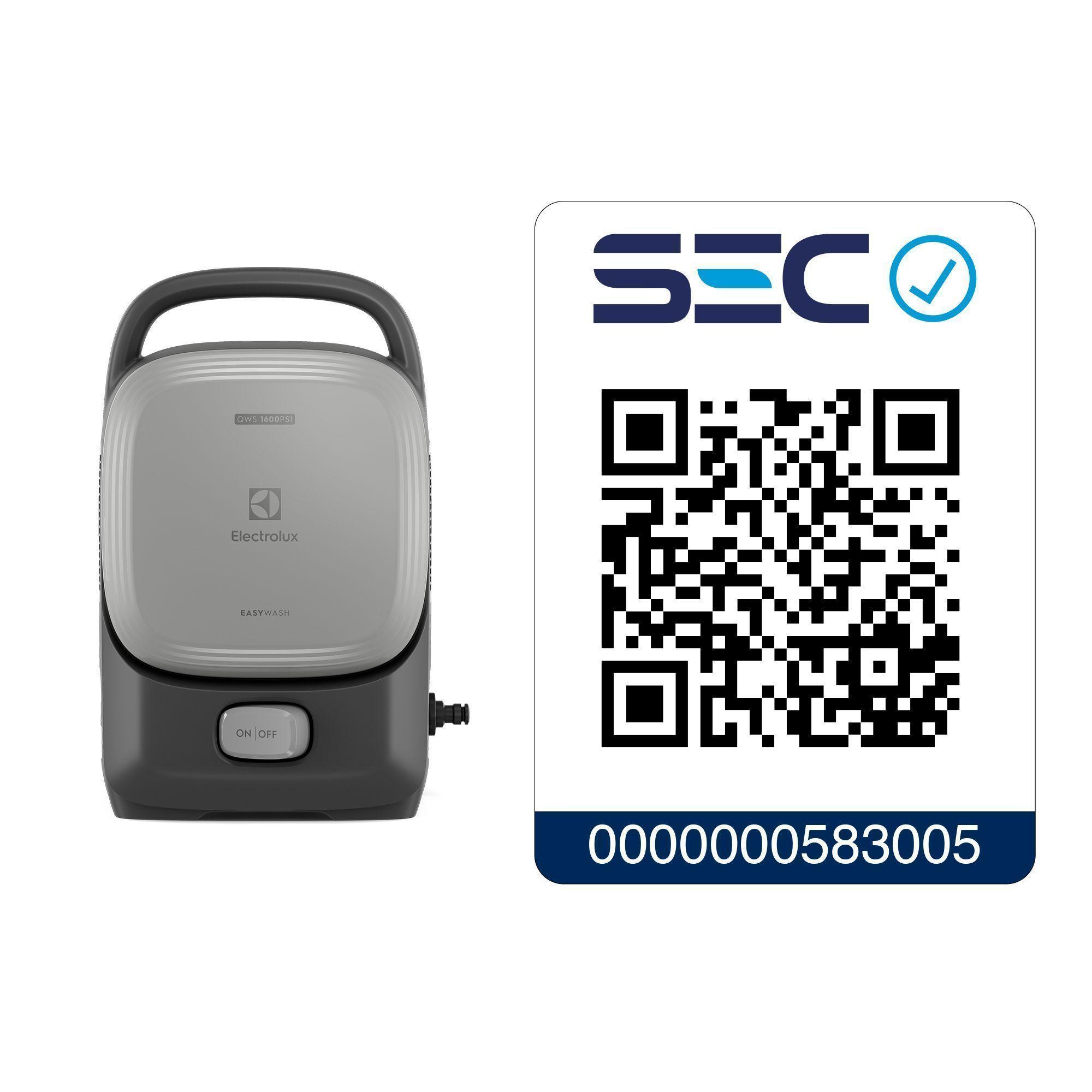 Hidrolavadora Electrolux 1400W Efficient EasyWash QWS1600-7