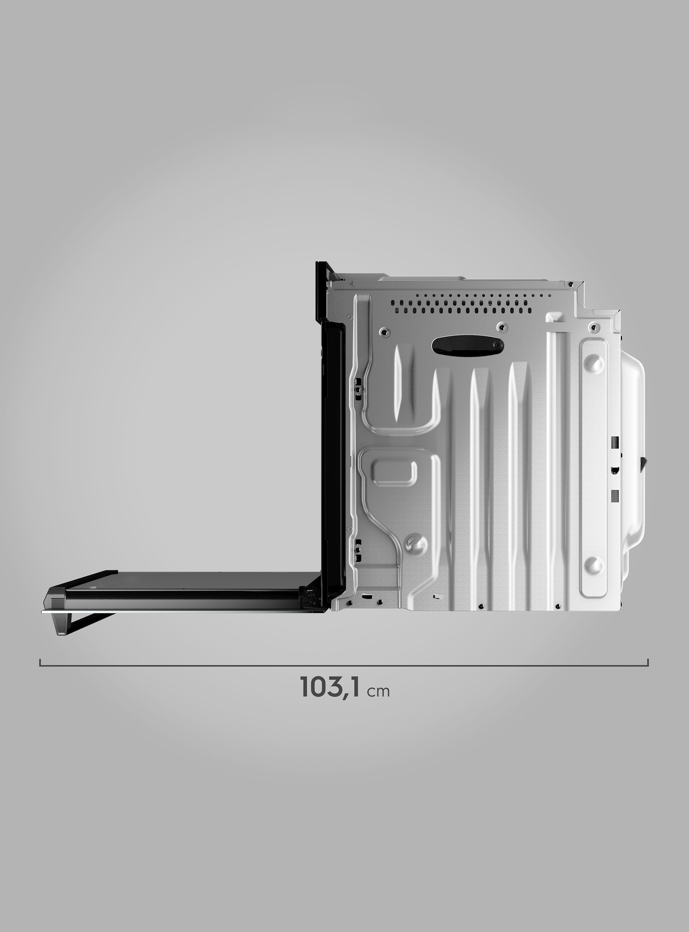 Horno Eléctrico Empotrable 80L Función Freidora Aire y Wi-Fi-3
