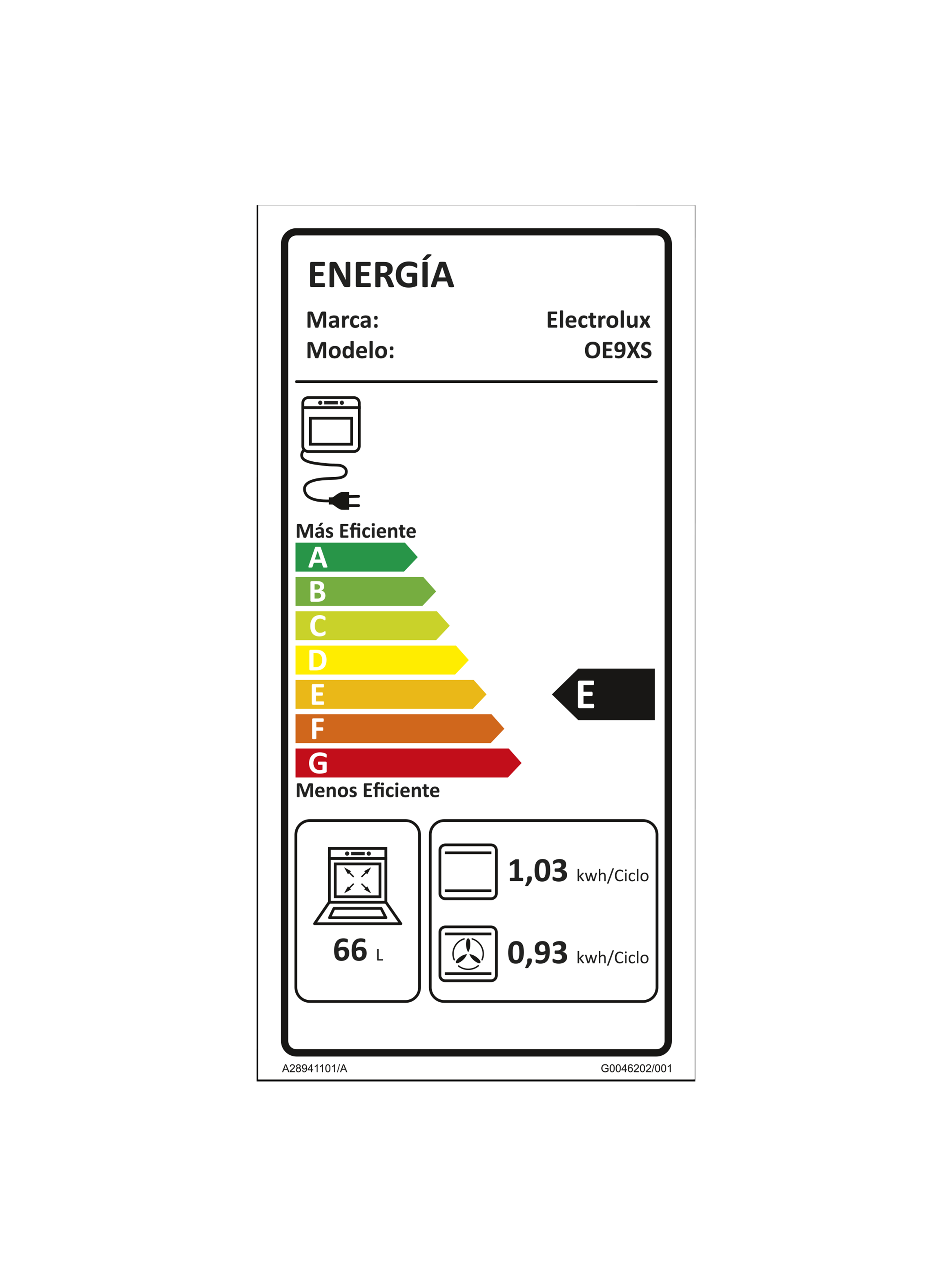 Horno Eléctrico Empotrable 80L Función Freidora Aire y Wi-Fi-7