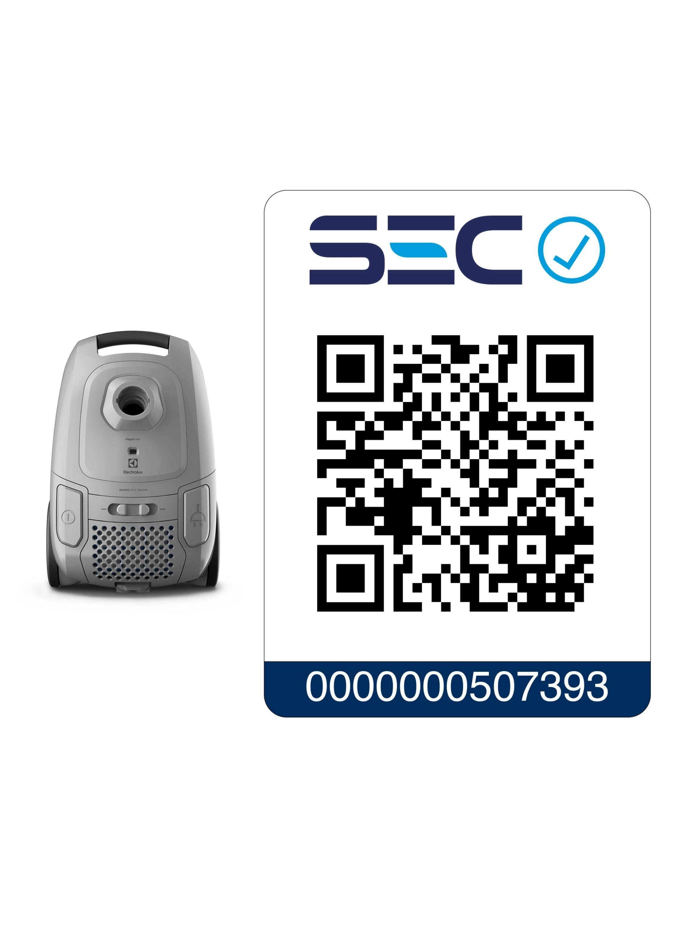 Aspiradora con Bolsa Electrolux Ciclónica 1800W Sonic BGG30-7