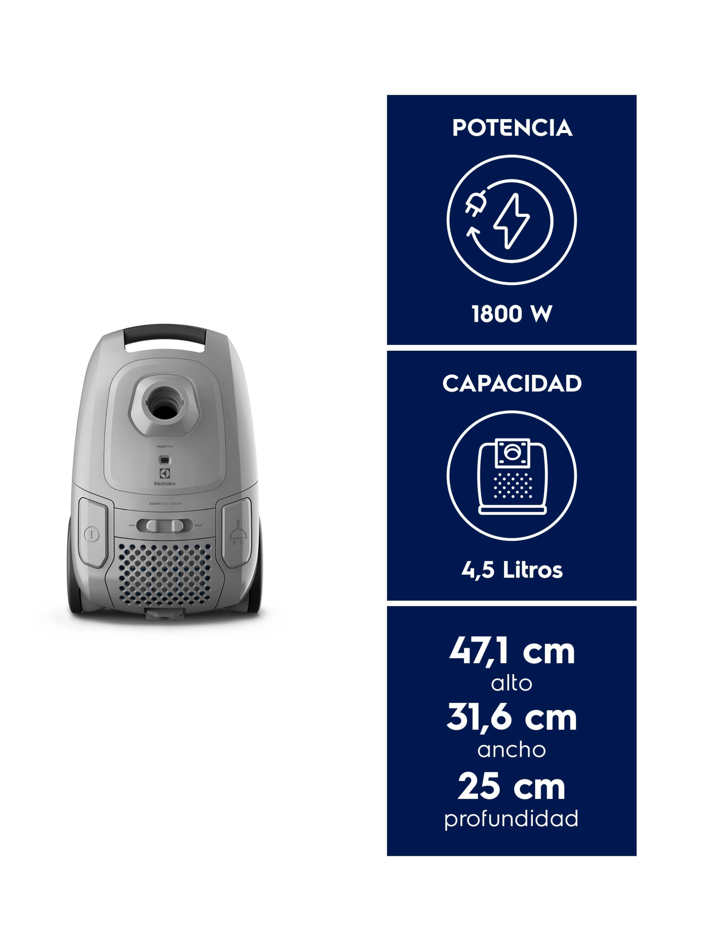 Aspiradora con Bolsa Electrolux Ciclónica 1800W Sonic BGG30-2