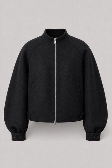 Chaqueta Bomber Lana Volume Wool Bomber-0