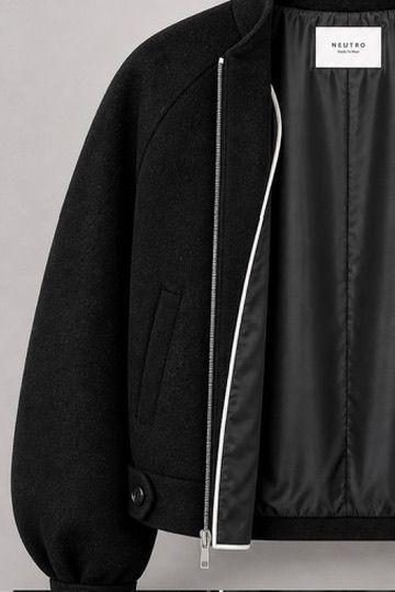 Chaqueta Bomber Lana Volume Wool Bomber-2