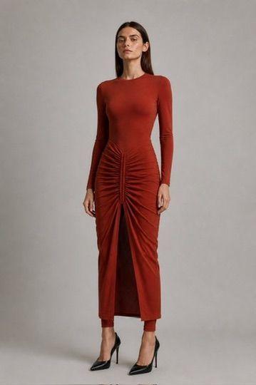 Set Falda y Legging Ajustado Layered Contour Set-3