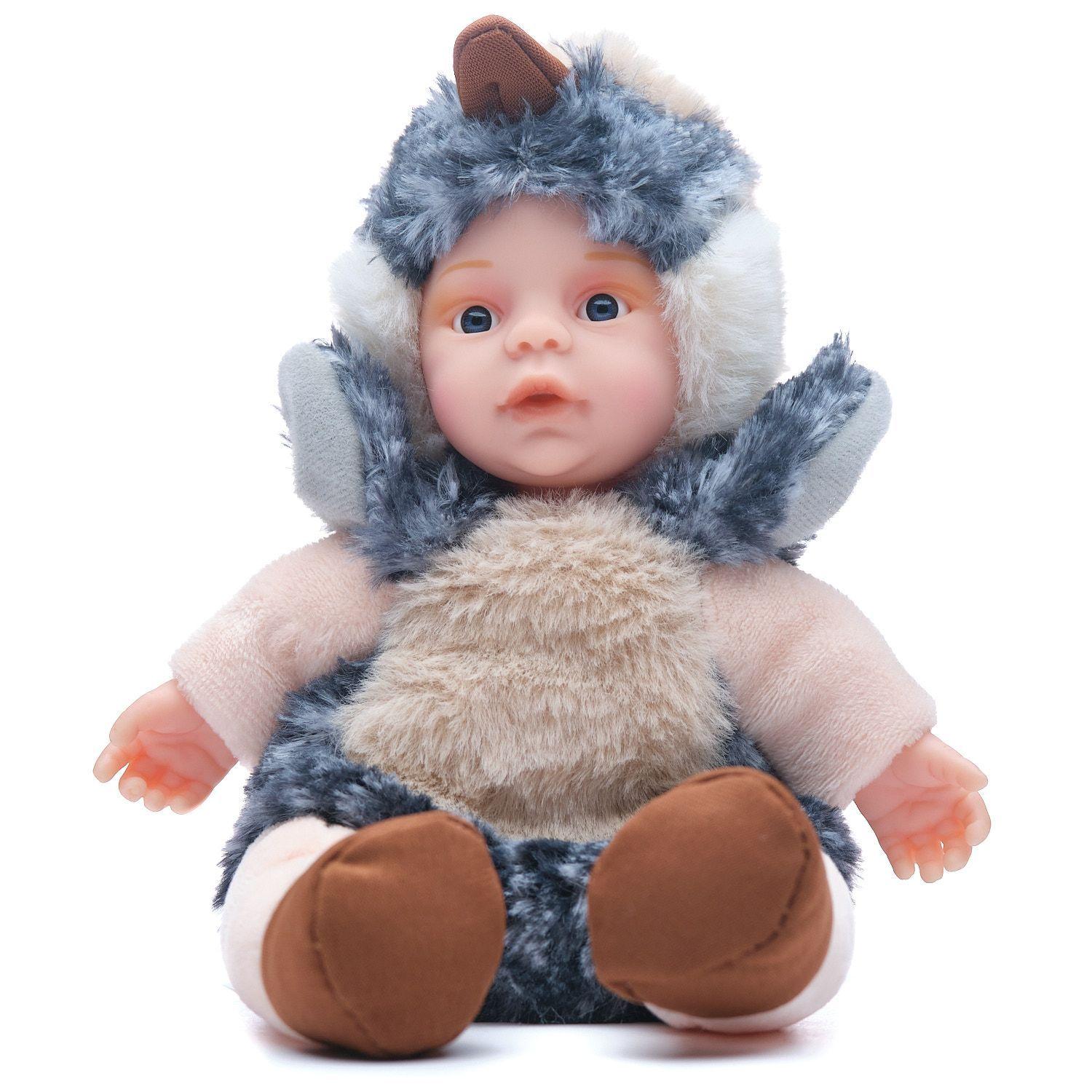 Muñeco Tierno Modelo Bebe Pajaro-0