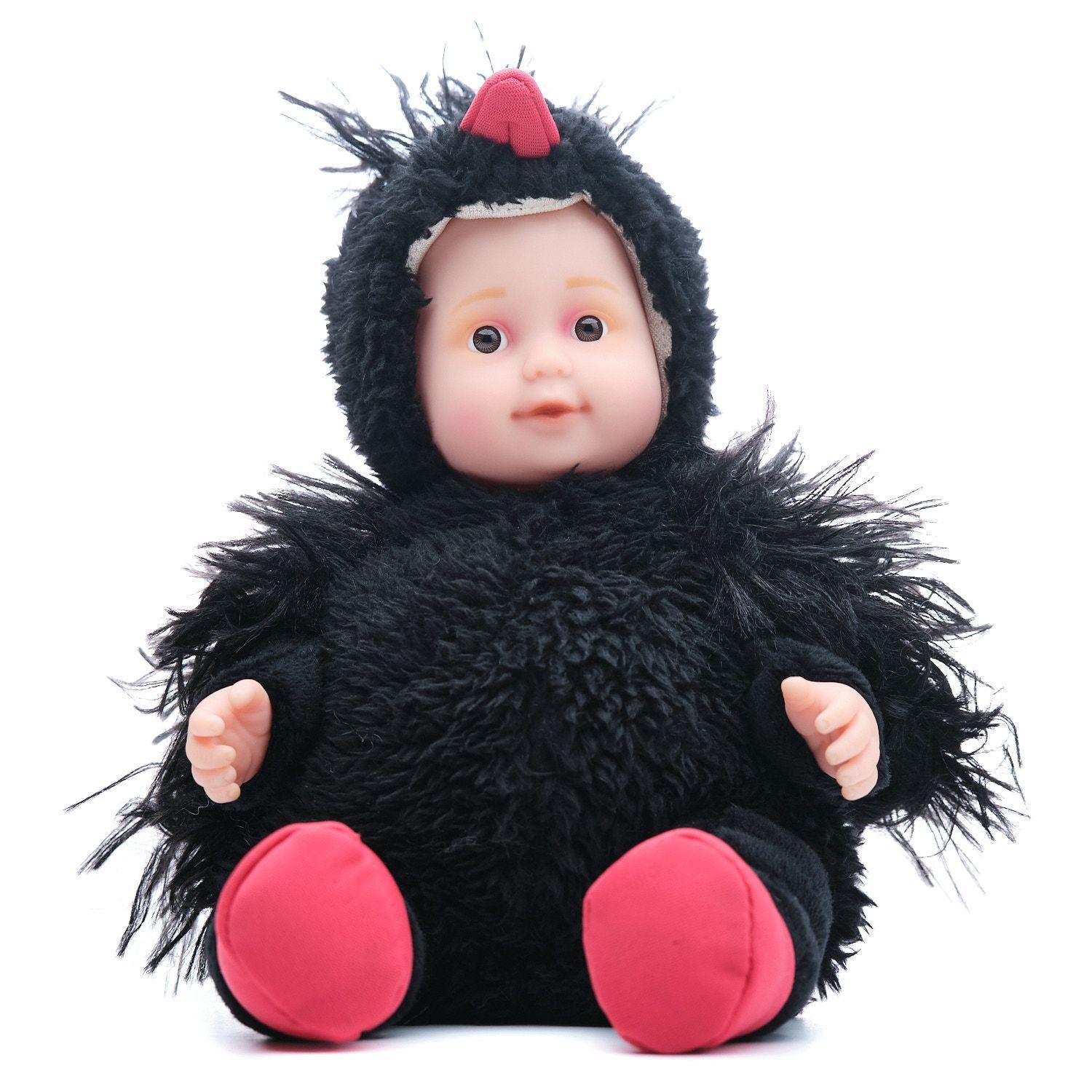 Muñeco Tierno Modelo Bebe Black Bird-0