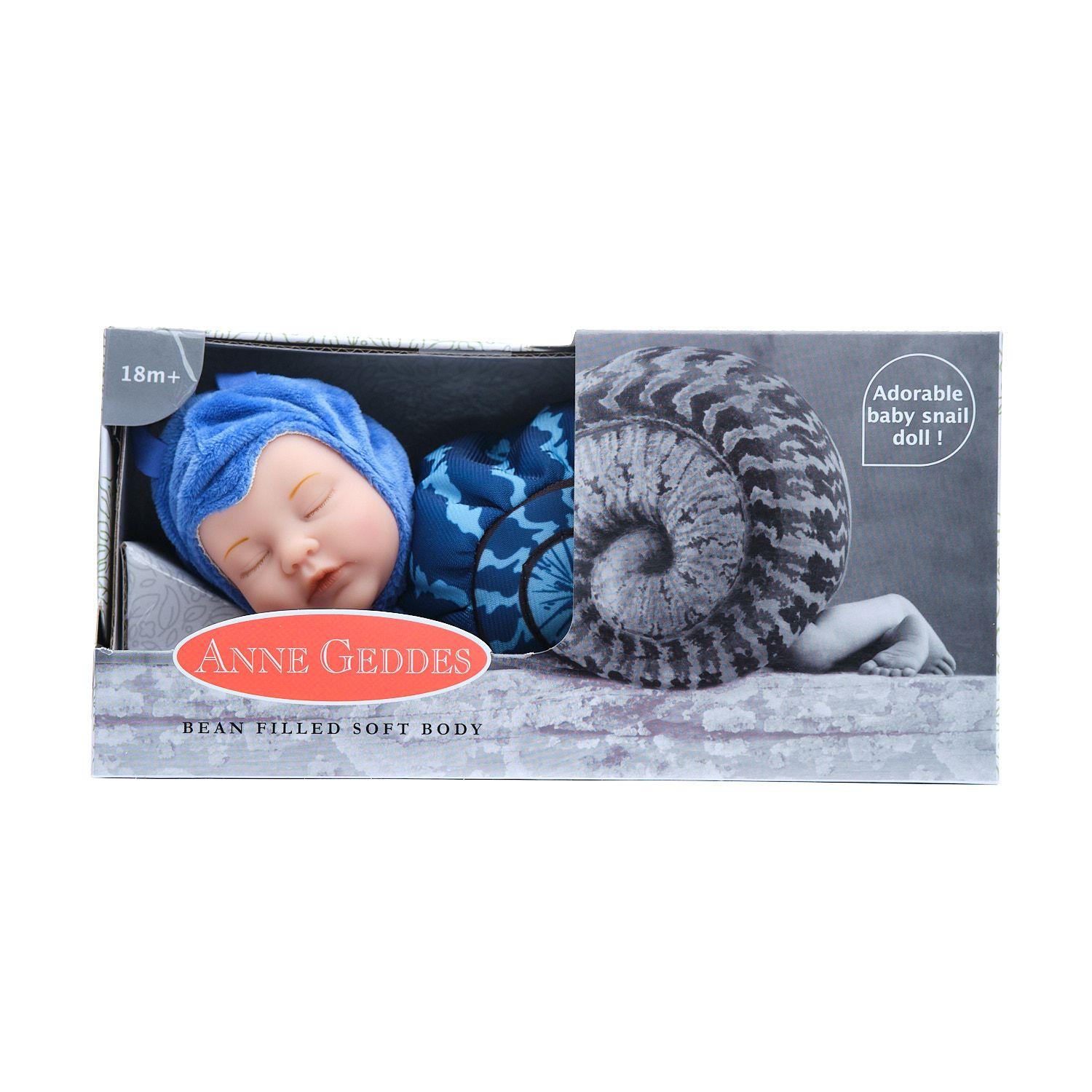 Muñeco Tierno Modelo Bebe Caracol Azul-2