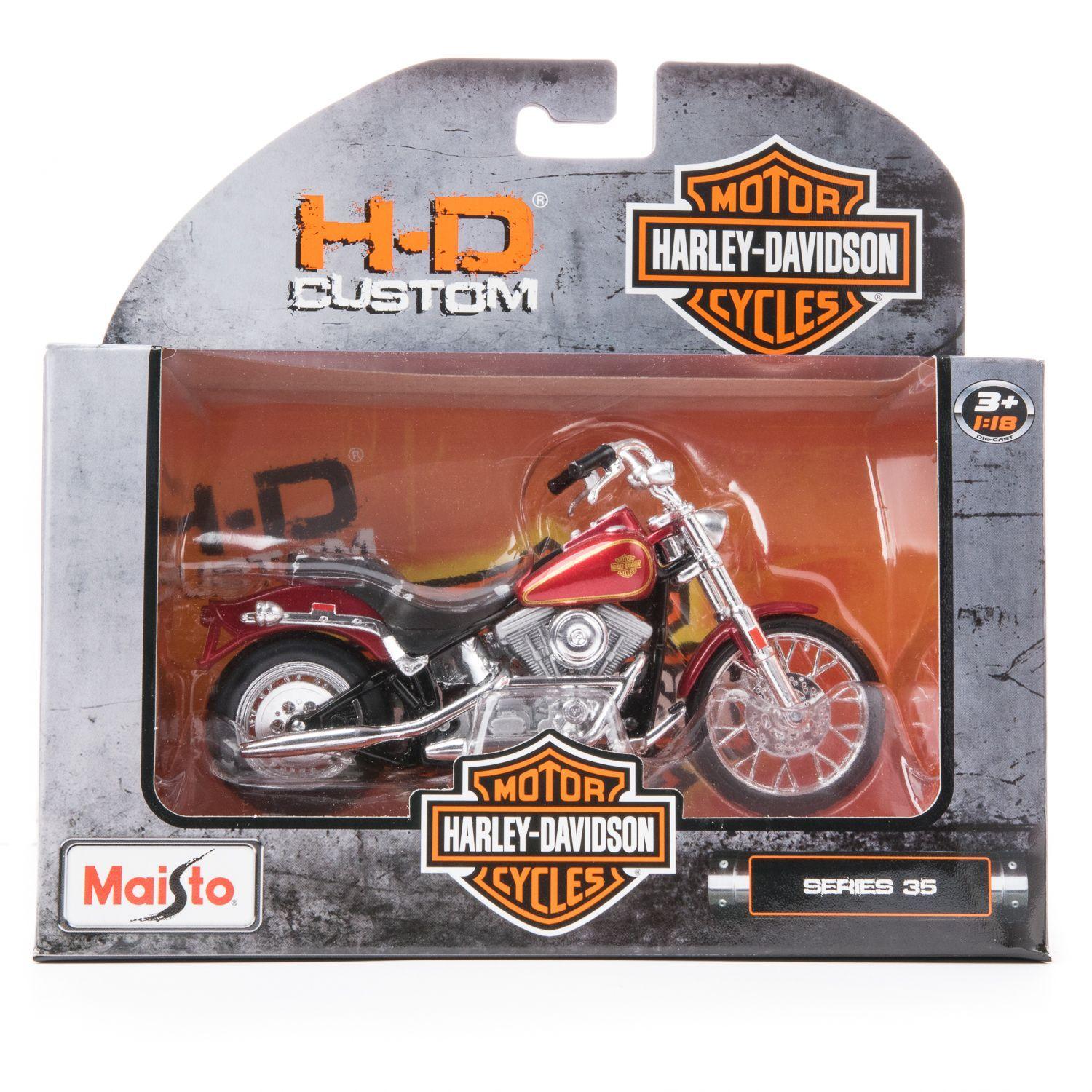 Moto coleccionable Harley Davidson Modelo 1984 FXST Softail-2