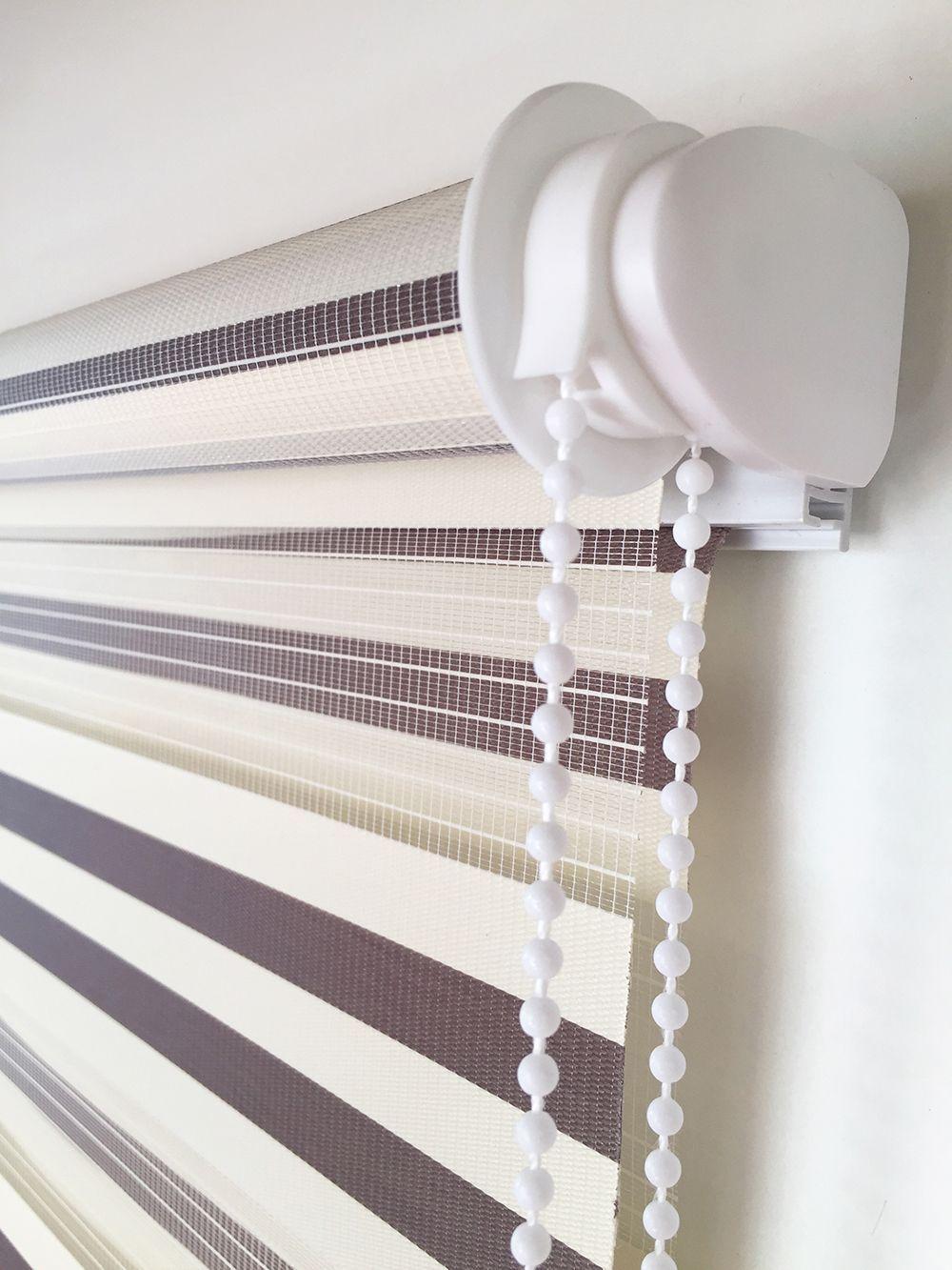 Cortina Roller DUO Basic Bic Beige-Café 110x180 cm-3