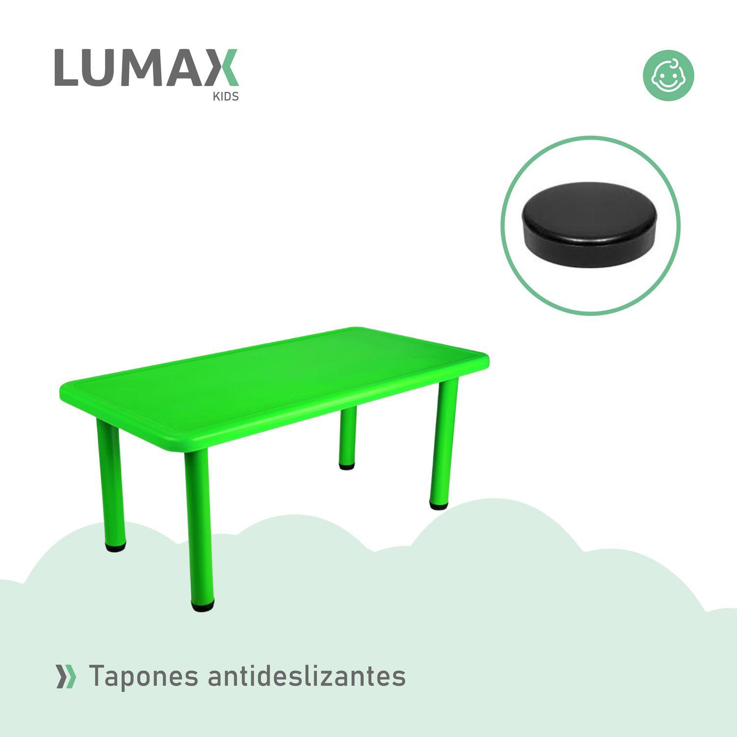Mesa Plastico Niño 120x60x50 Colores Infantil Metinca-6