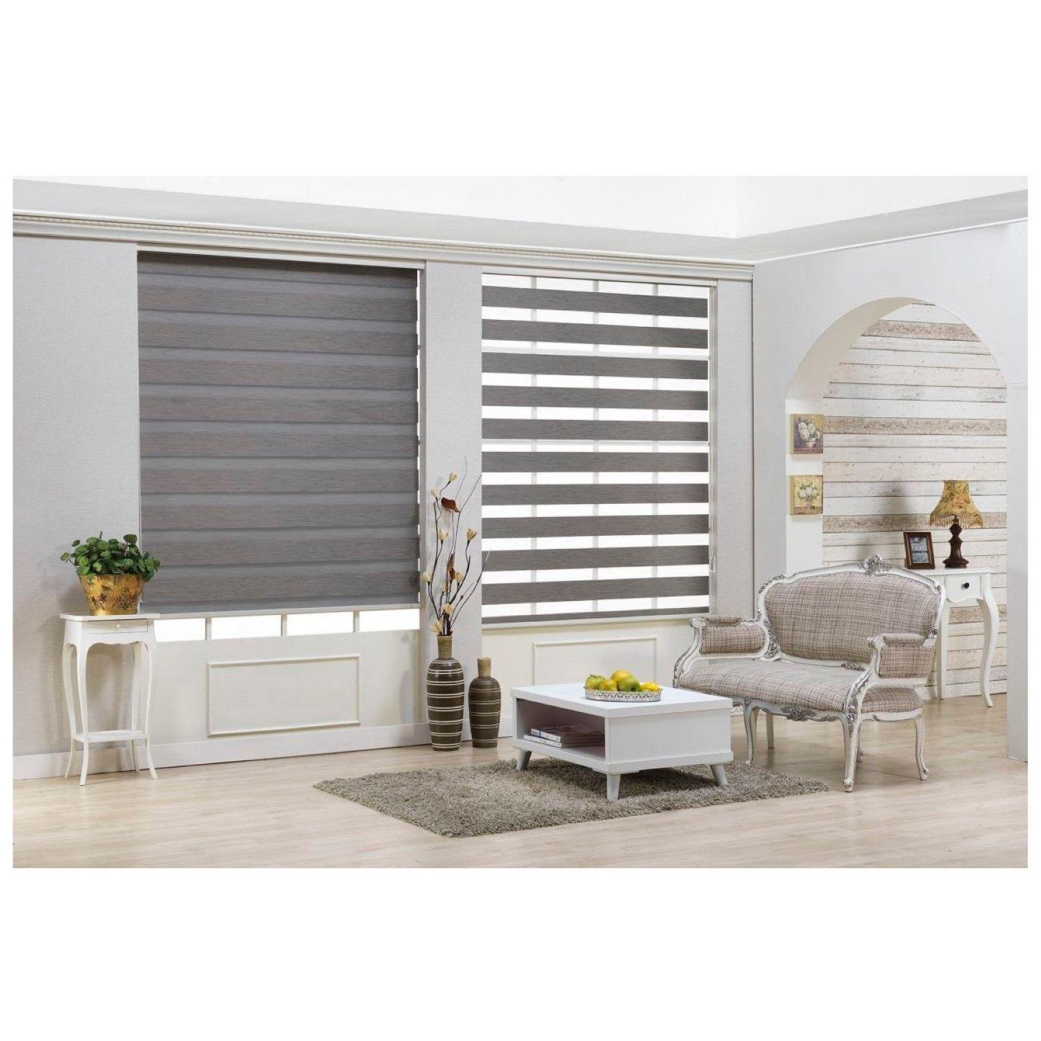 Cortina Roller Dia y Noche Lumax 0.8 X 1.6 mts Gris-2