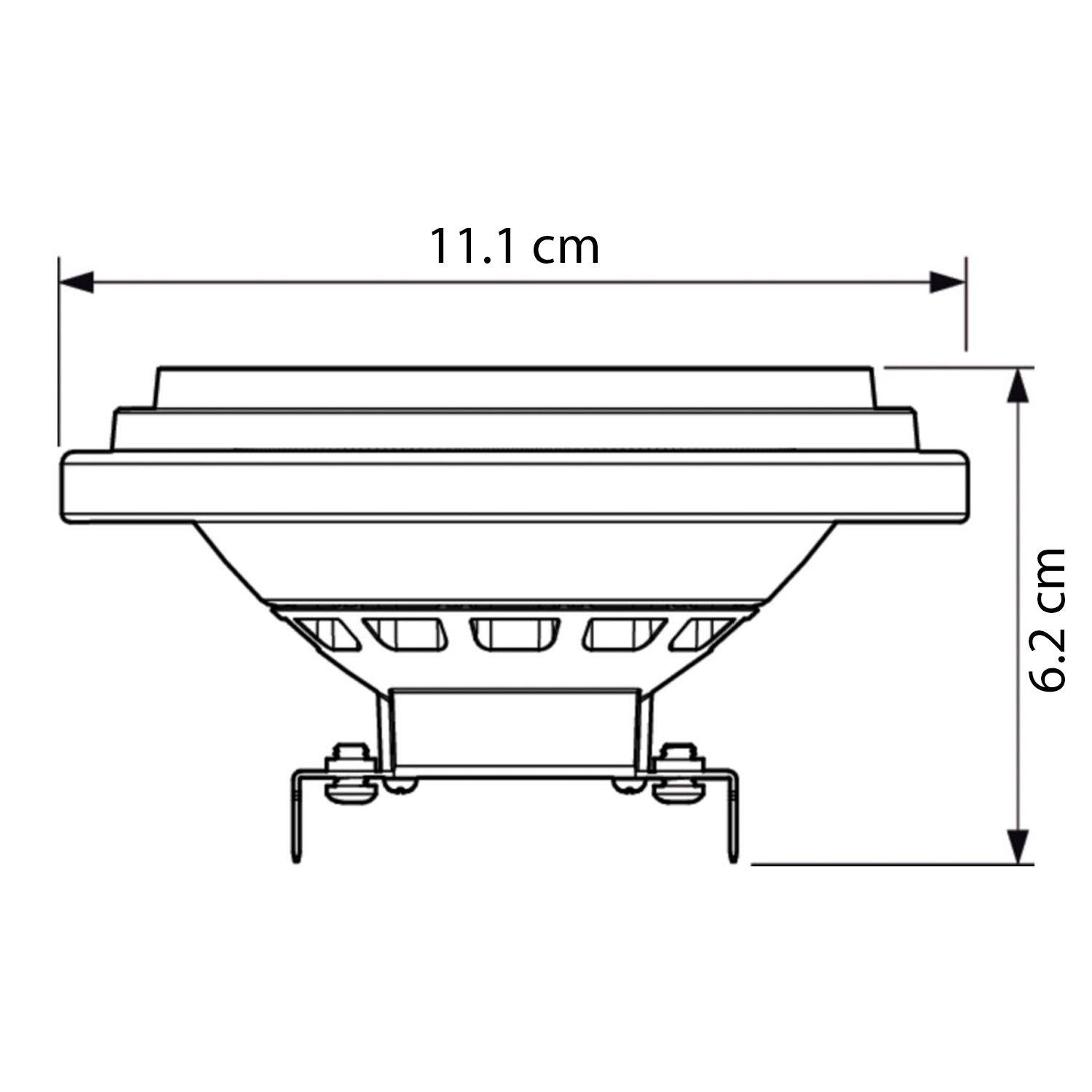 Ampolleta LED Philips MasterLED SpotLV 15W G53 AR111 24D-1