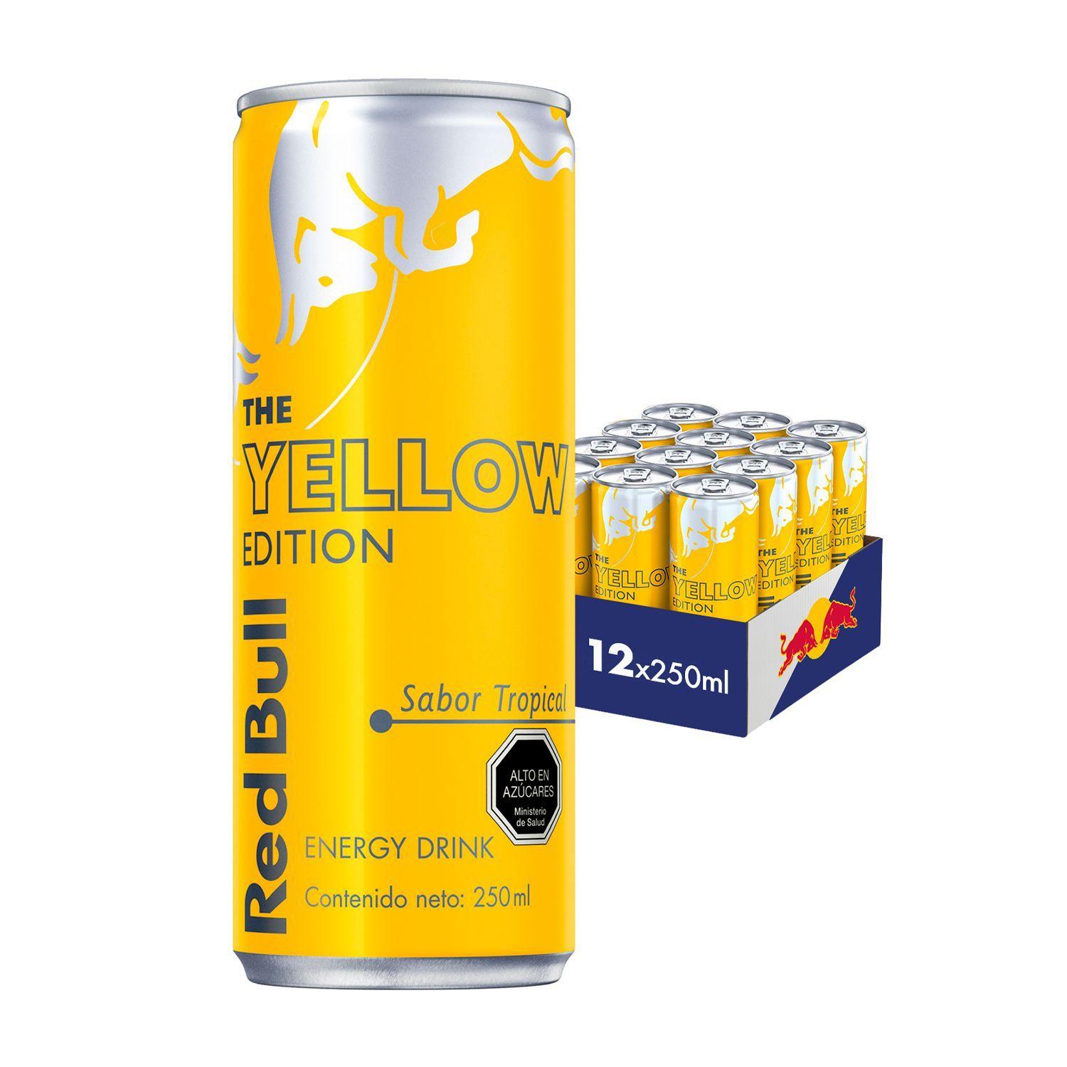 Bebida Energetica Red Bull Yellow Edition 12 Latas de 250ml-0