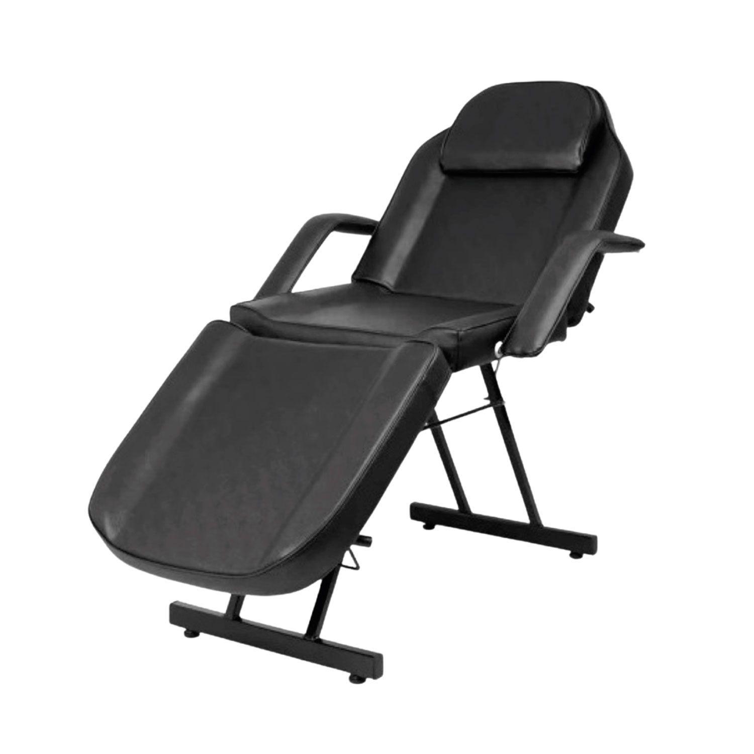 Camilla Reclinable Para Masajes Depilacion y Tatuajes Negra-0