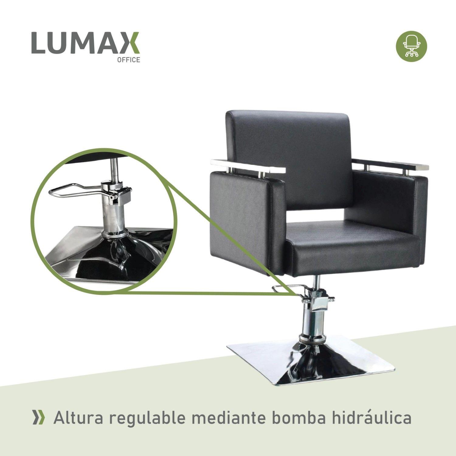 Silla Sillon De Barberia Hidraulico Estetica Salon Giratorio-4